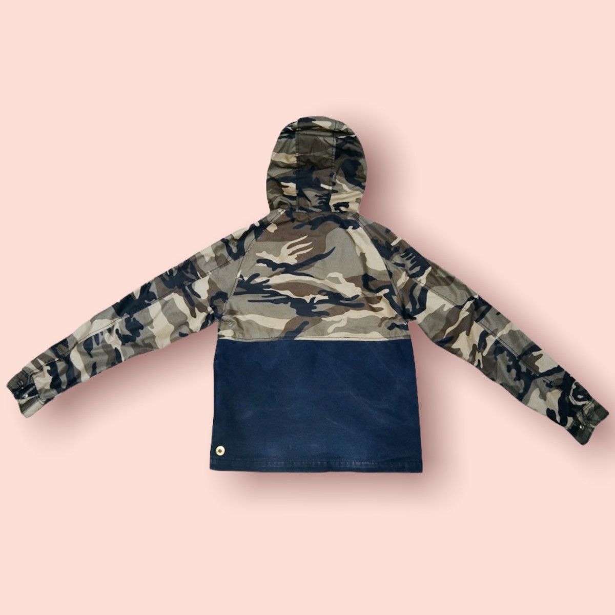 RARE🔥ZARA MAN DENIMWEAR CAMO BIKERS JACKET