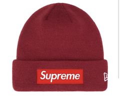 New Era Supreme Box Logo Beanie | Grailed