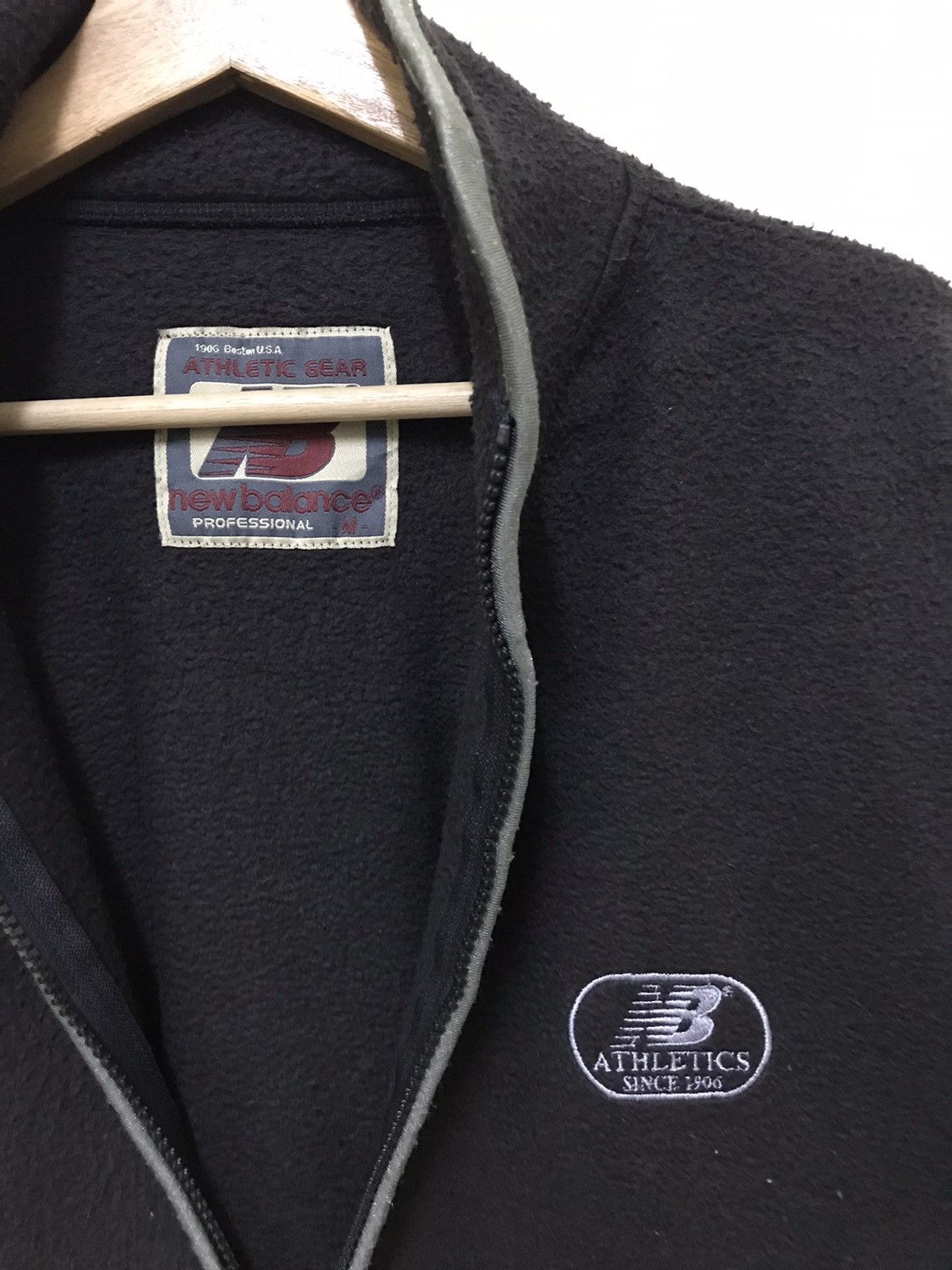 New Balance × Vintage Vintage New Balance Half Fleece Sweater Size US M / EU 48-50 / 2 - 10 Thumbnail
