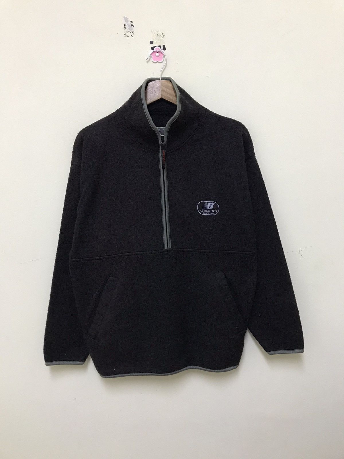 New Balance × Vintage Vintage New Balance Half Fleece Sweater Size US M / EU 48-50 / 2 - 5 Thumbnail