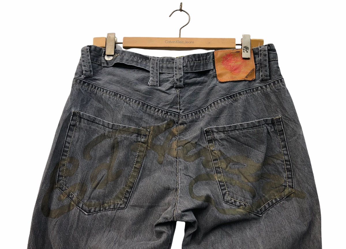Christian Audigier Ed Hardy Spell out Jeans Size US 37 - 6 Thumbnail