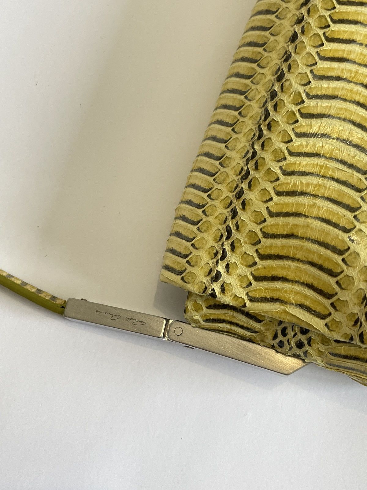 Rick Owens Rick Owens Micro Adri Yellow Python Bag RARE Size ONE SIZE - 4 Thumbnail