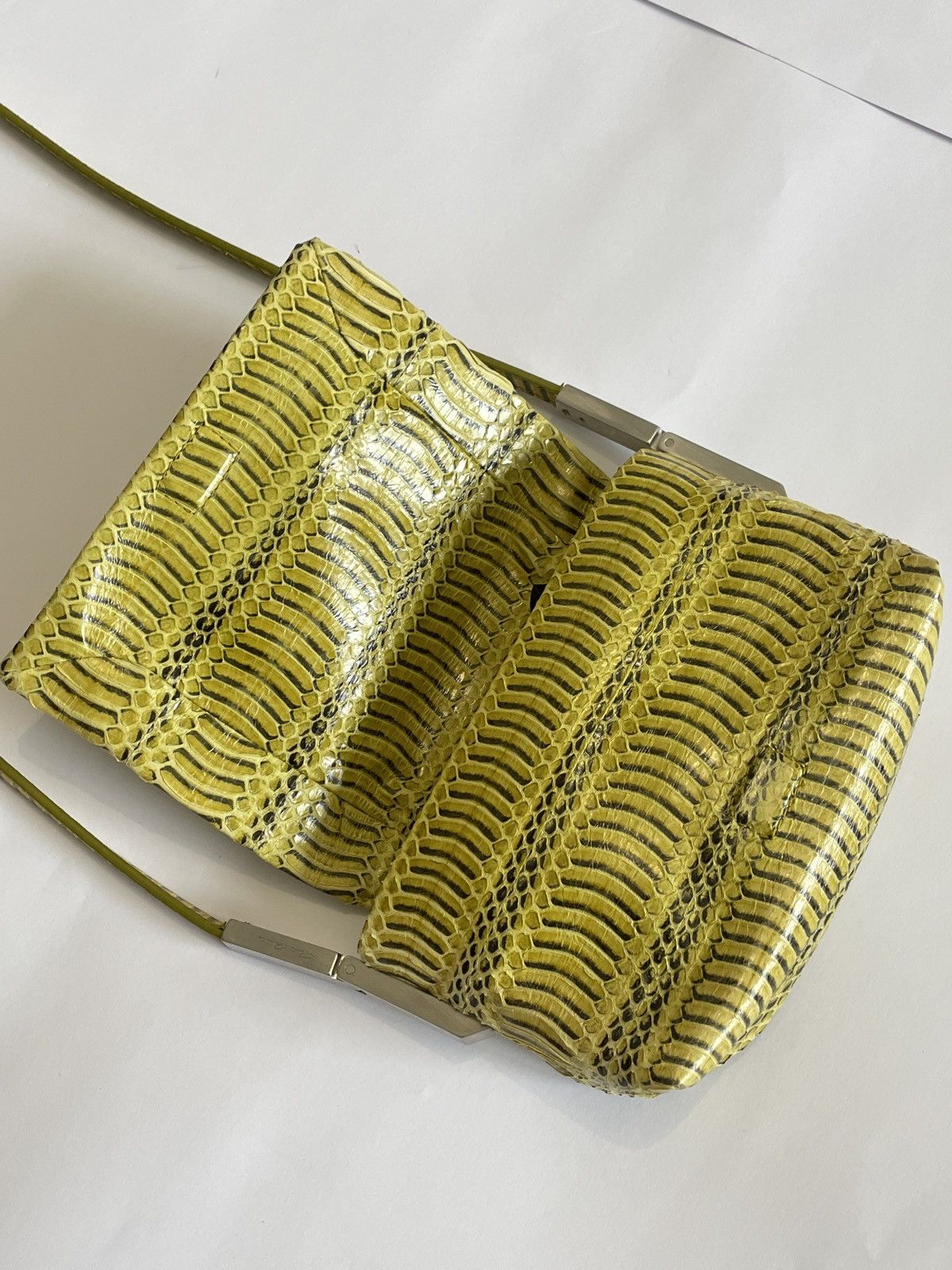 Rick Owens Rick Owens Micro Adri Yellow Python Bag RARE Size ONE SIZE - 3 Thumbnail