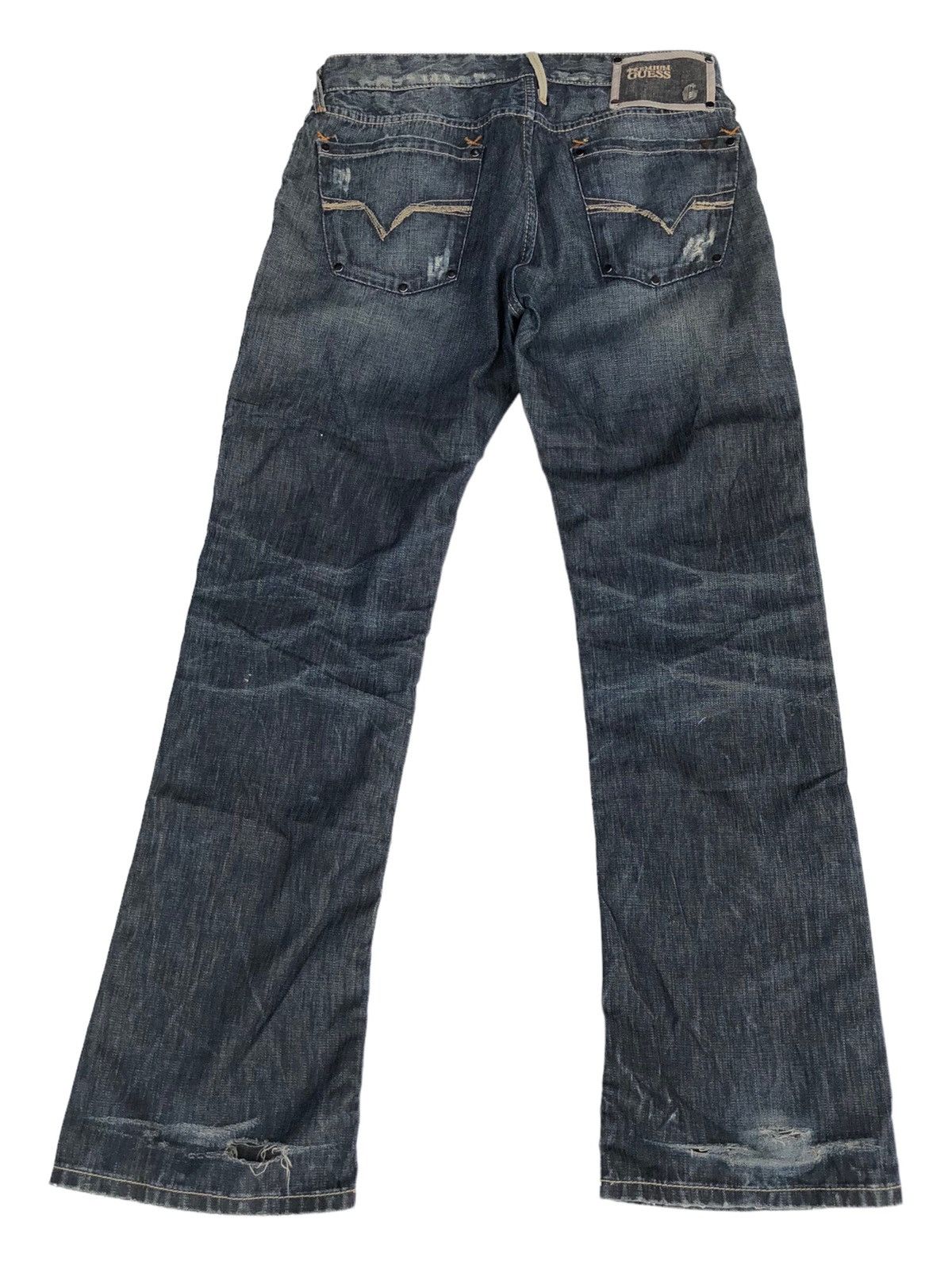 Guess 🔥Guess Distressed Flare Jeans 🔥 Size US 33 - 2 Thumbnail