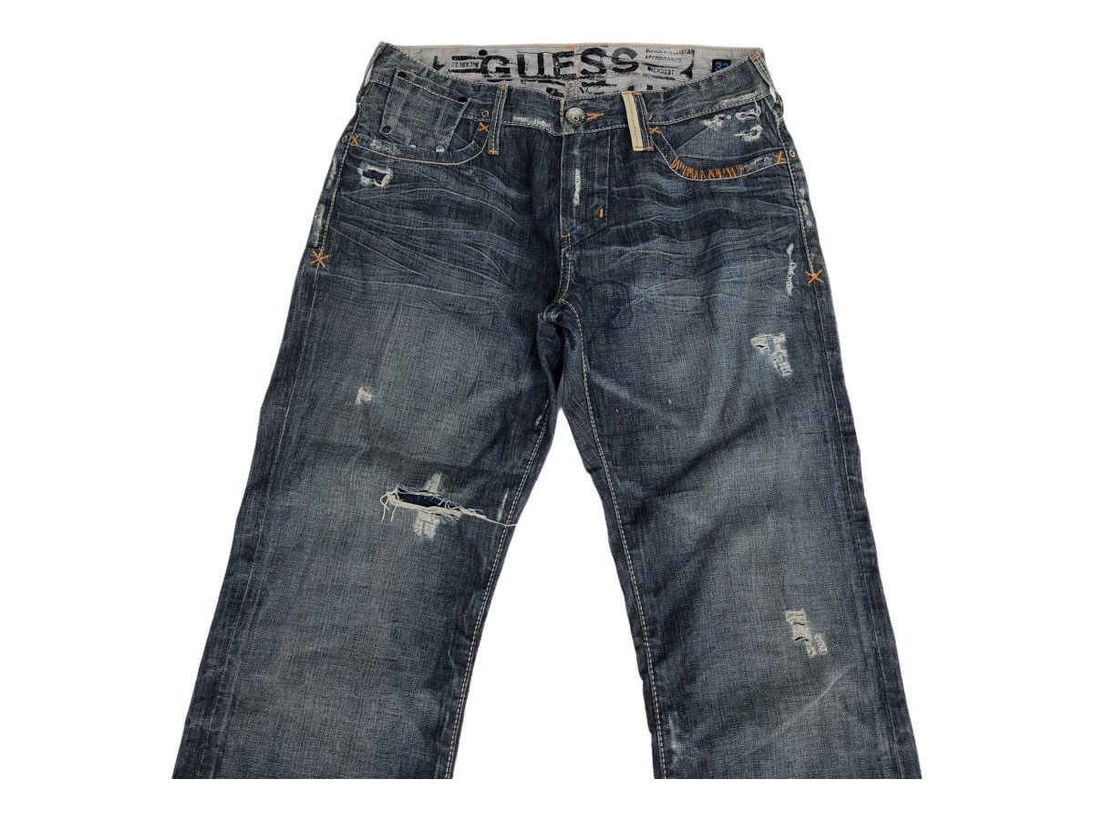 Guess 🔥Guess Distressed Flare Jeans 🔥 Size US 33 - 3 Thumbnail