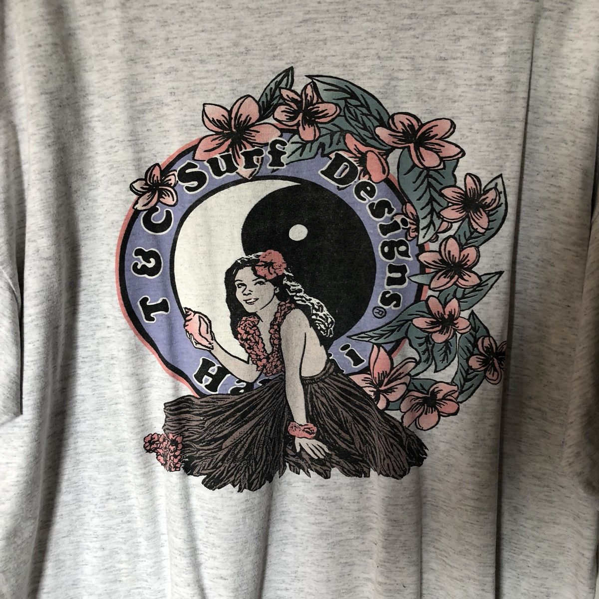 Vintage T&C Surf Designs Hula Girl Hawaiian Skate Streetwear T Shirt Size US XL / EU 56 / 4 - 4 Thumbnail