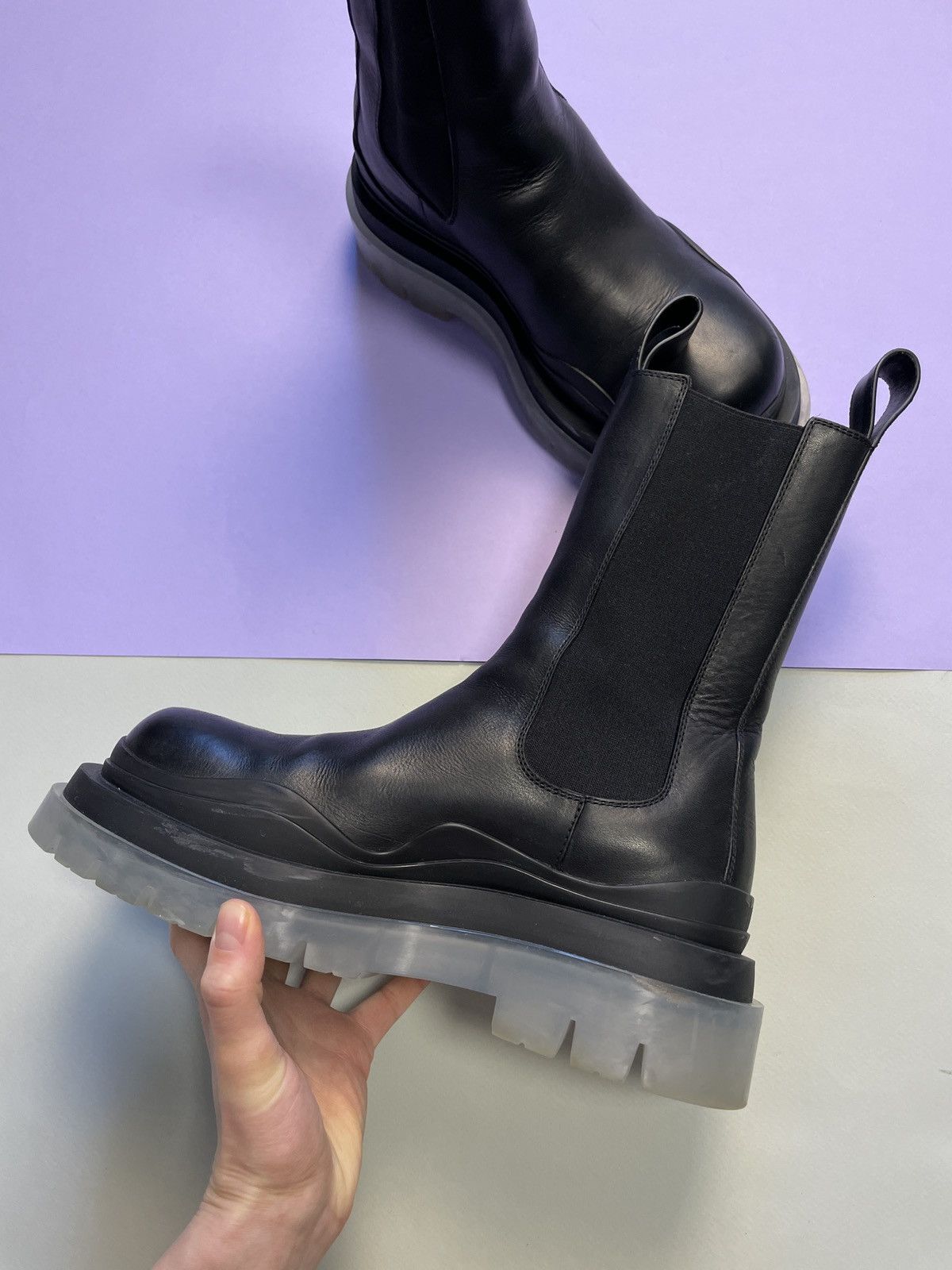 Bottega Veneta Bottega Veneta Chelsea Lug Boots Size US 10 / IT 40 - 12 Thumbnail