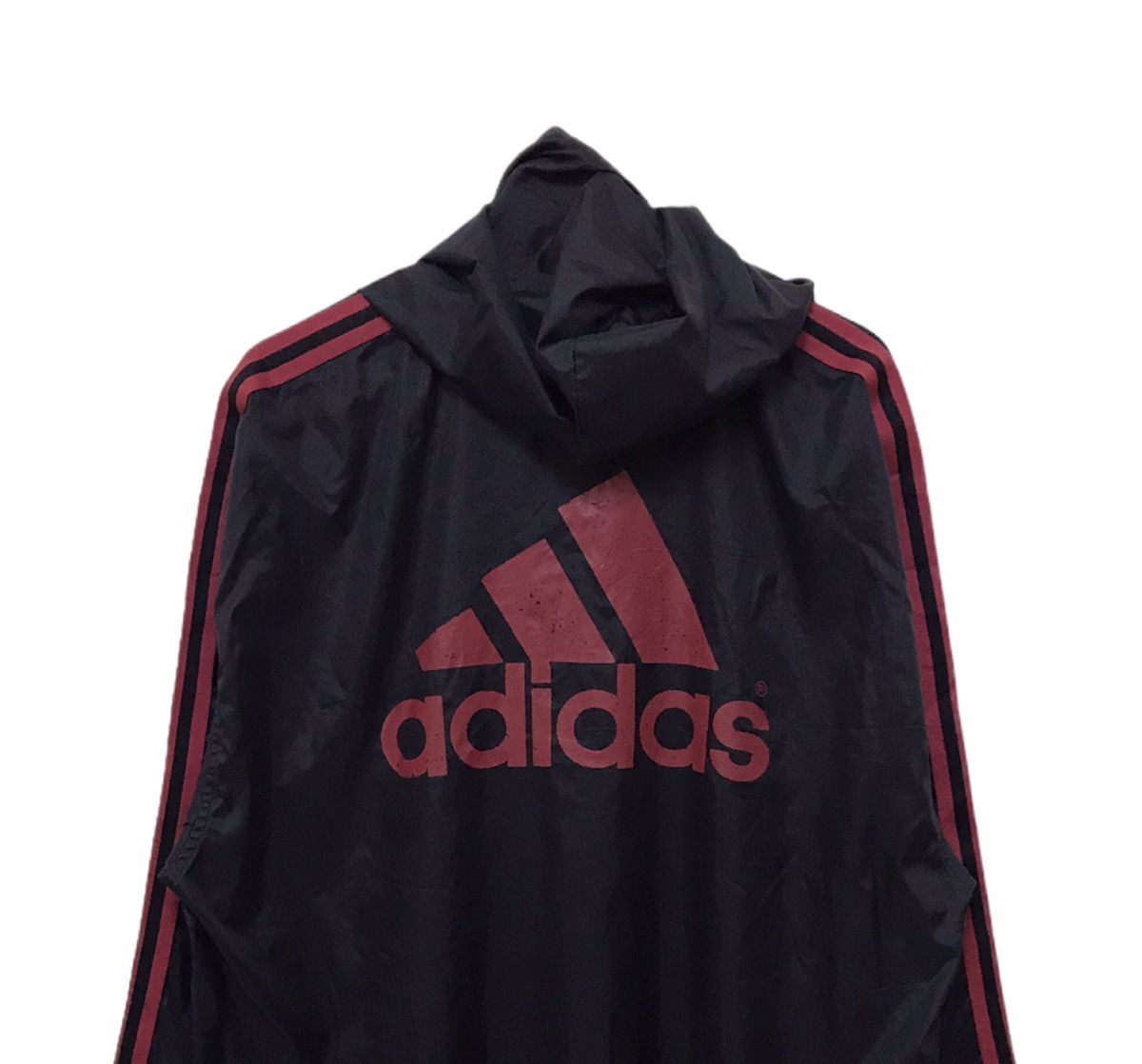 Adidas × Vintage Vintage Adidas Hoodie Windbreaker Big Logo Size US M / EU 48-50 / 2 - 2 Thumbnail