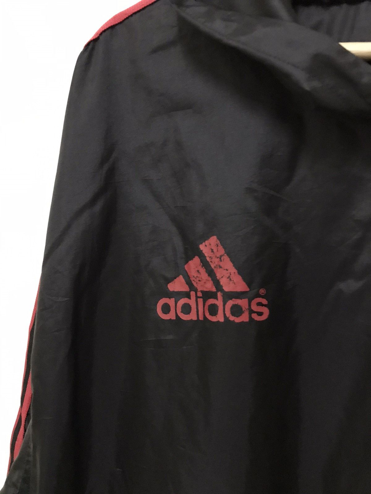 Adidas × Vintage Vintage Adidas Hoodie Windbreaker Big Logo Size US M / EU 48-50 / 2 - 5 Thumbnail