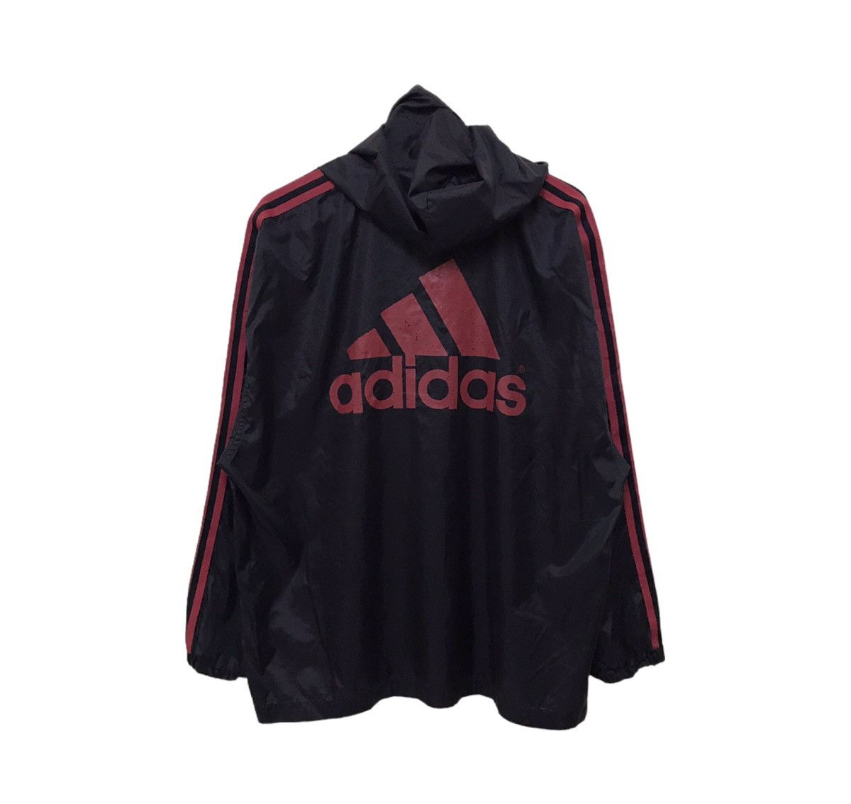 Adidas × Vintage Vintage Adidas Hoodie Windbreaker Big Logo Size US M / EU 48-50 / 2 - 1 Thumbnail