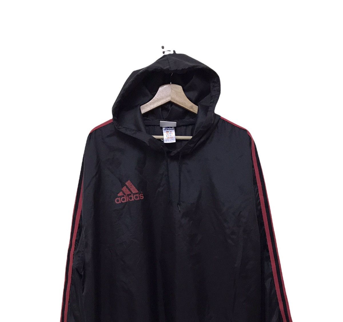Adidas × Vintage Vintage Adidas Hoodie Windbreaker Big Logo Size US M / EU 48-50 / 2 - 4 Thumbnail
