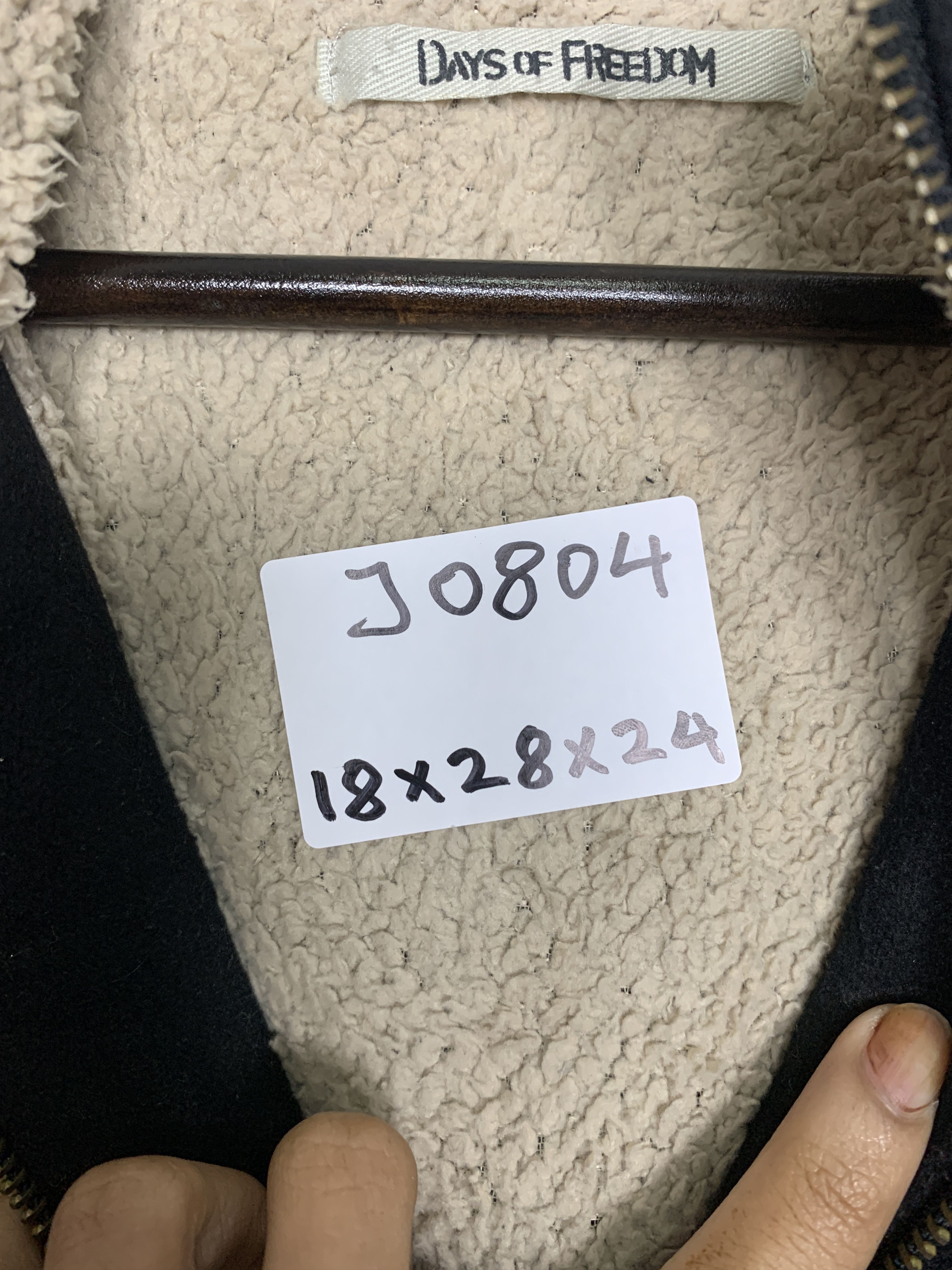 Japanese Brand Vintage DAYS OF FREEDOM Sherpa Lining Jacket J0804 Size US S / EU 44-46 / 1 - 24 Thumbnail