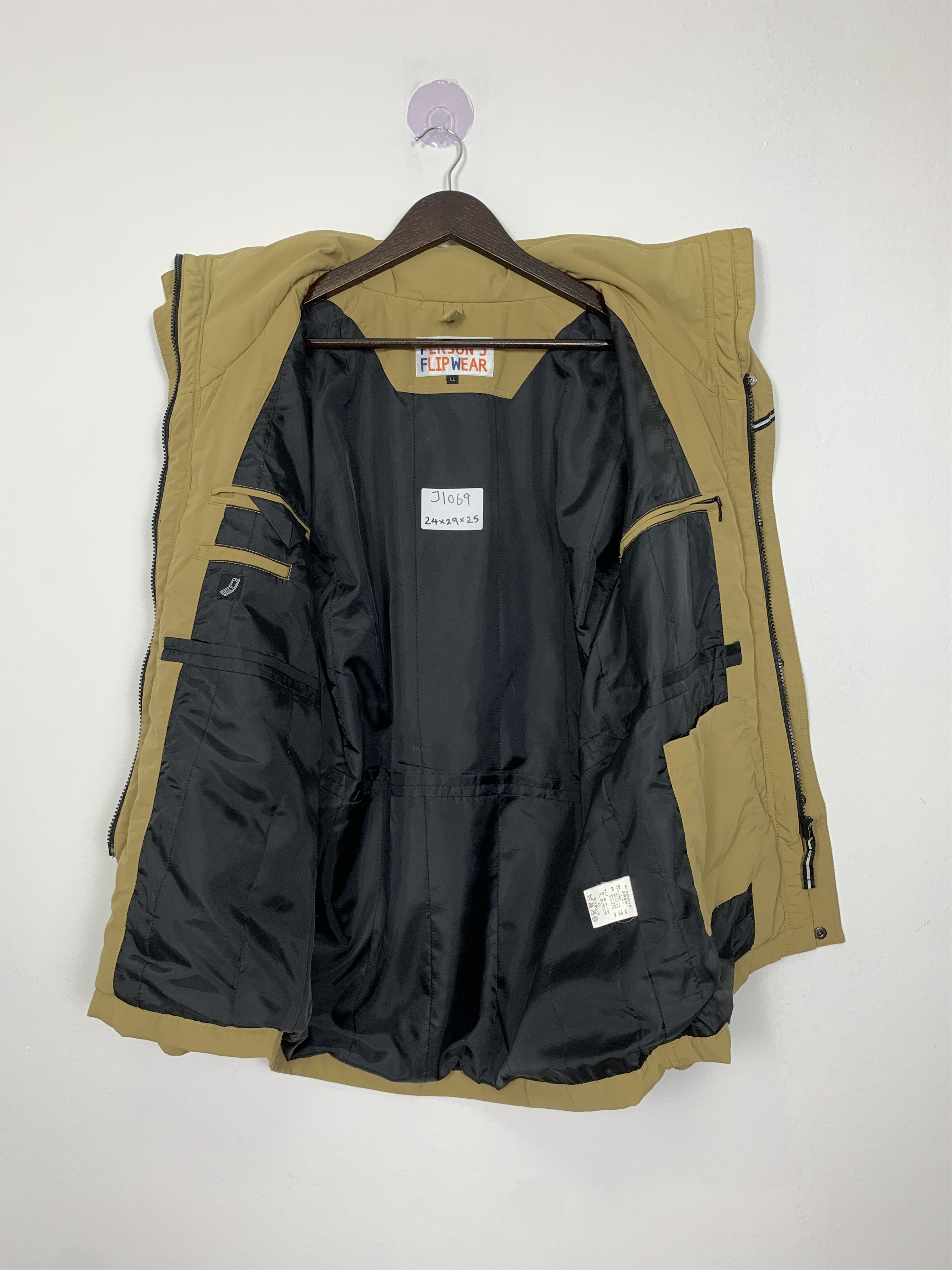Japanese Brand Vintage PERSON'S Flip Wear Multi Pocket Hoodies Jacket J1069 Size US M / EU 48-50 / 2 - 8 Thumbnail