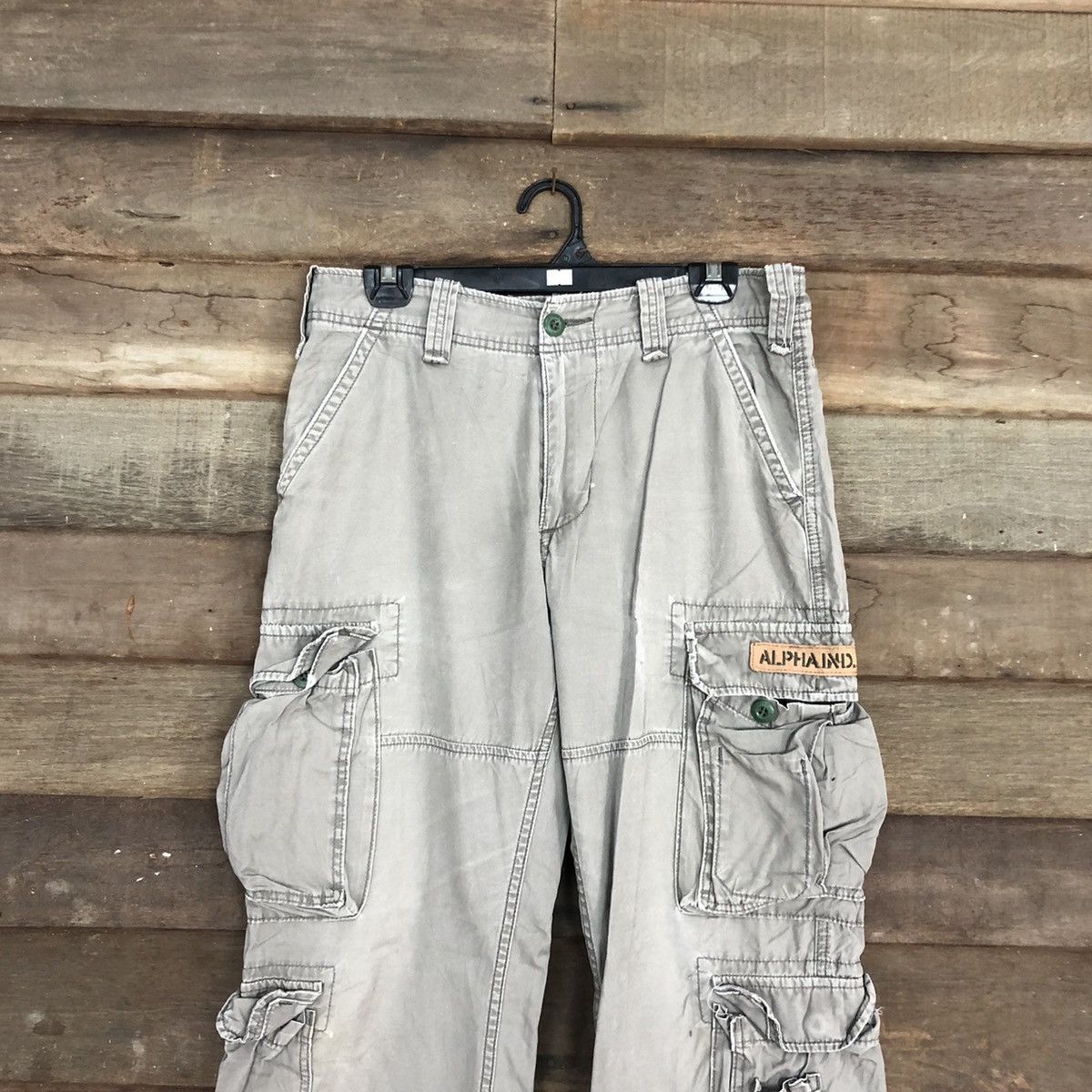 Alpha Industries Alpha Industries Grey Multipocket Tactical Cargo Pants #A041 Size US 30 / EU 46 - 2 Thumbnail