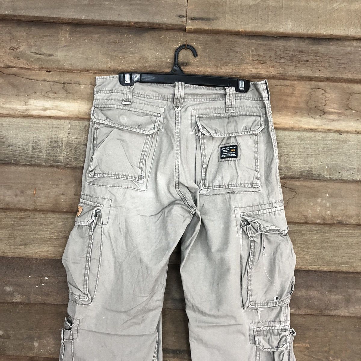 Alpha Industries Alpha Industries Grey Multipocket Tactical Cargo Pants #A041 Size US 30 / EU 46 - 13 Thumbnail
