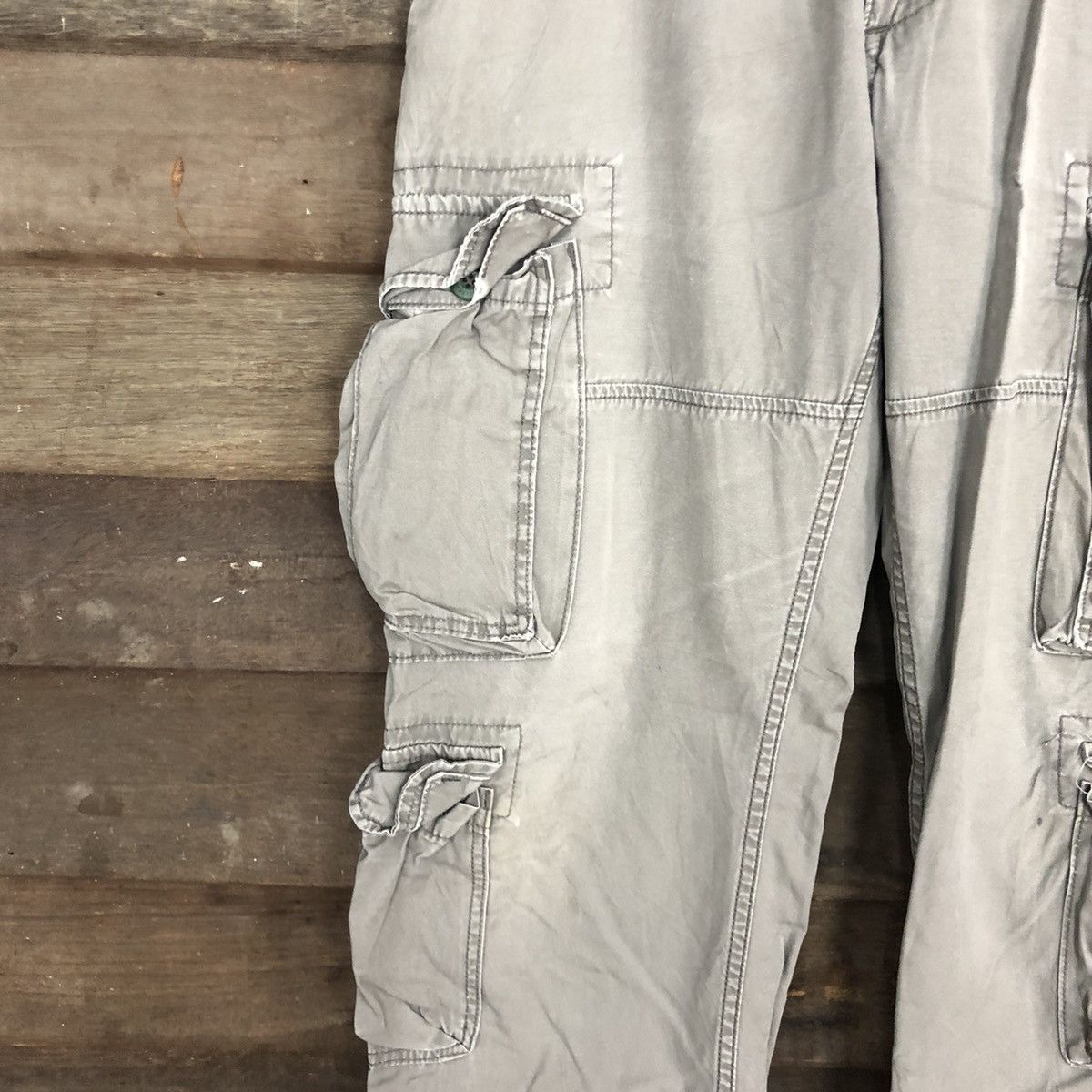 Alpha Industries Alpha Industries Grey Multipocket Tactical Cargo Pants #A041 Size US 30 / EU 46 - 6 Thumbnail