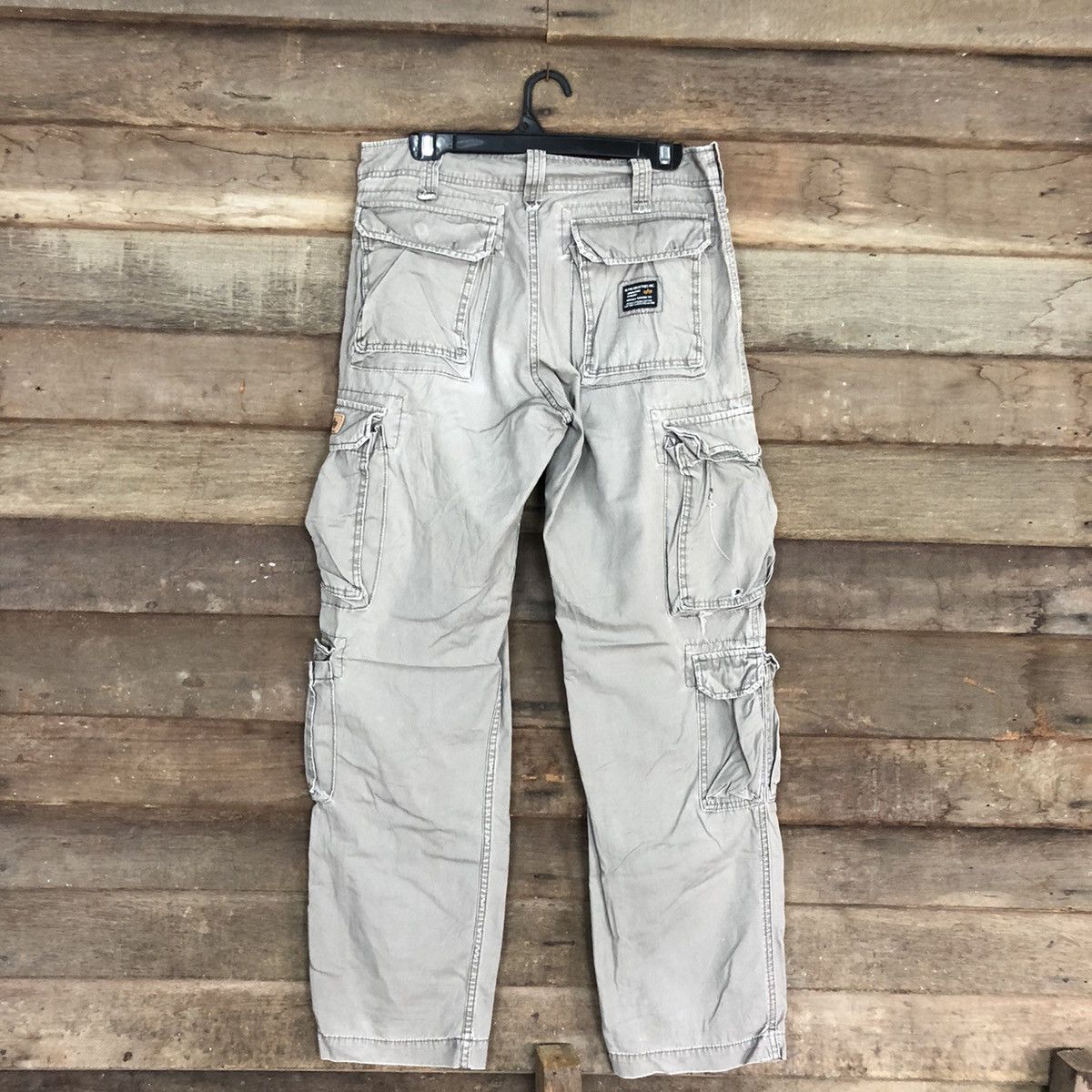 Alpha Industries Alpha Industries Grey Multipocket Tactical Cargo Pants #A041 Size US 30 / EU 46 - 12 Thumbnail