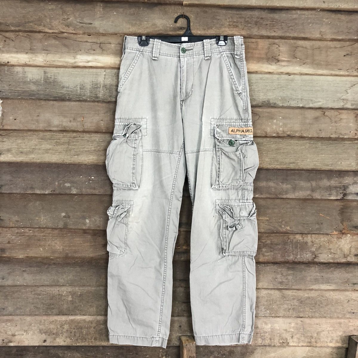 Alpha Industries Alpha Industries Grey Multipocket Tactical Cargo Pants #A041 Size US 30 / EU 46 - 1 Thumbnail