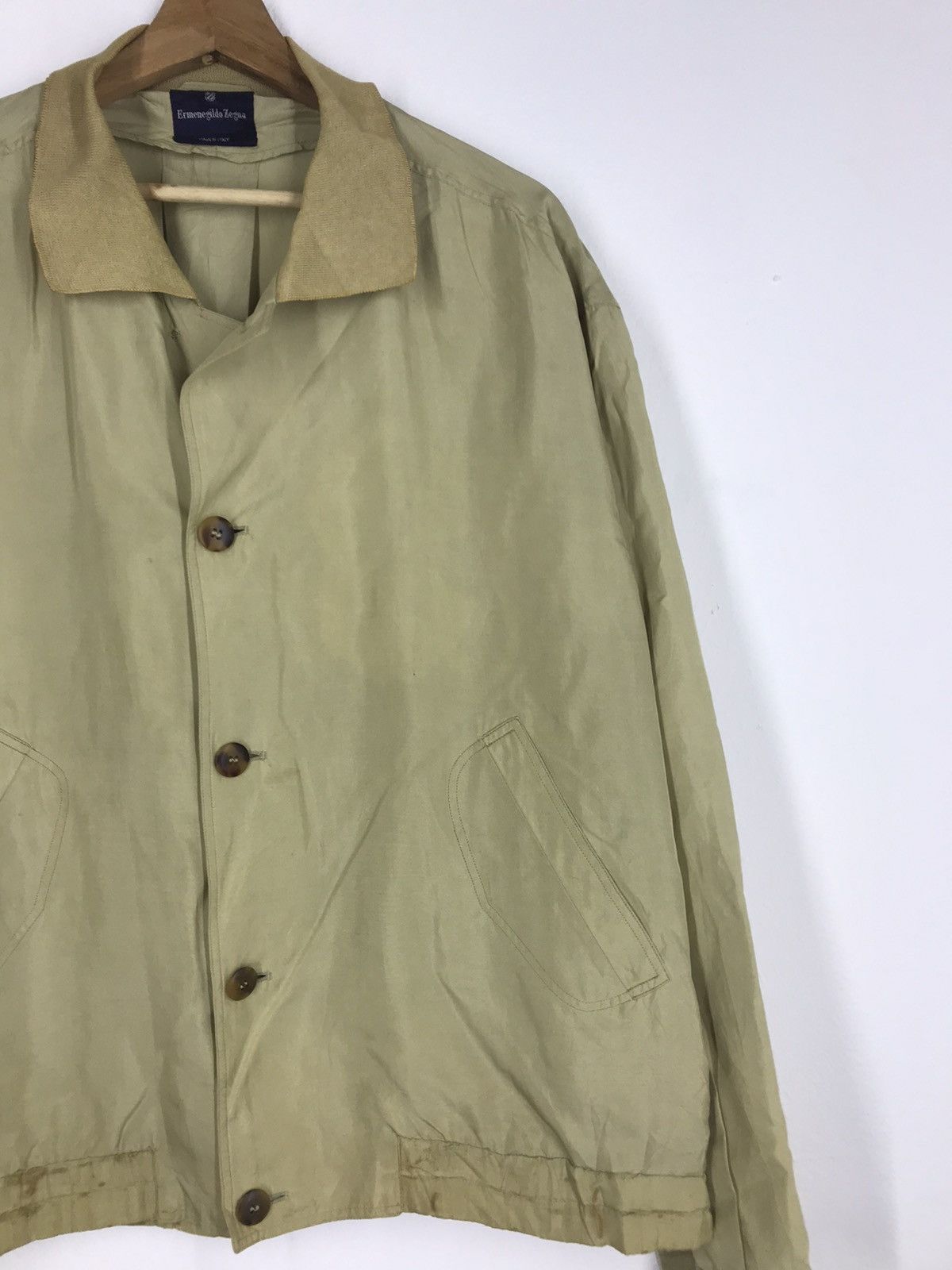 Ermenegildo Zegna Ermenegildo Zegna Nylon Jacket Made In Italy Size US L / EU 52-54 / 3 - 3 Thumbnail