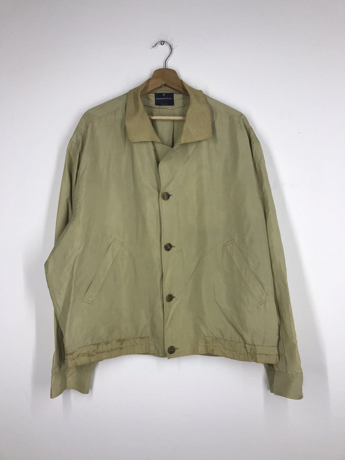 Ermenegildo Zegna Ermenegildo Zegna Nylon Jacket Made In Italy Size US L / EU 52-54 / 3 - 1 Thumbnail
