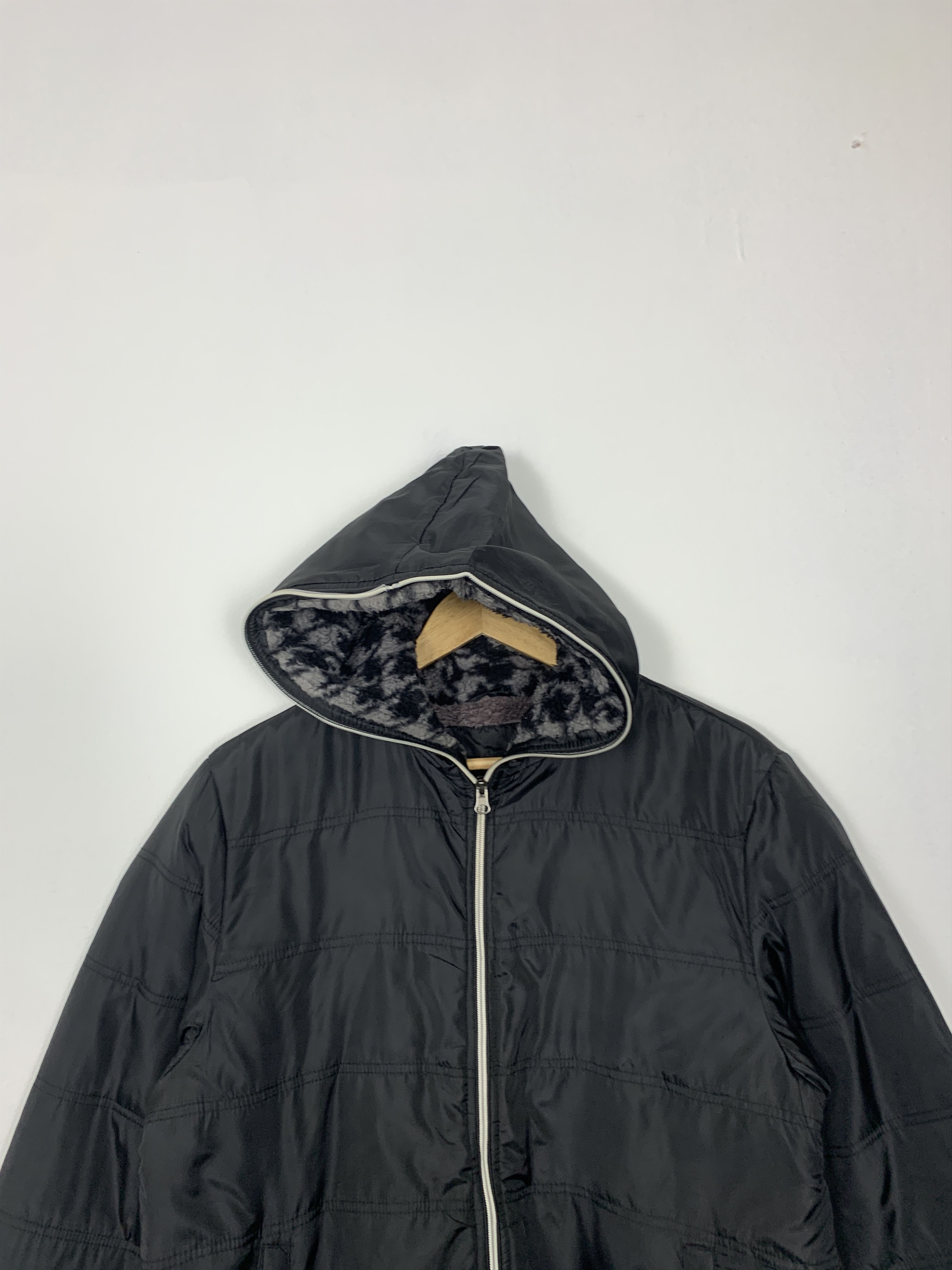 Japanese Brand Vintage AVAIL CONTEMPO Quilted Sherpa Lining Hoodie Jacket Size US M / EU 48-50 / 2 - 3 Thumbnail