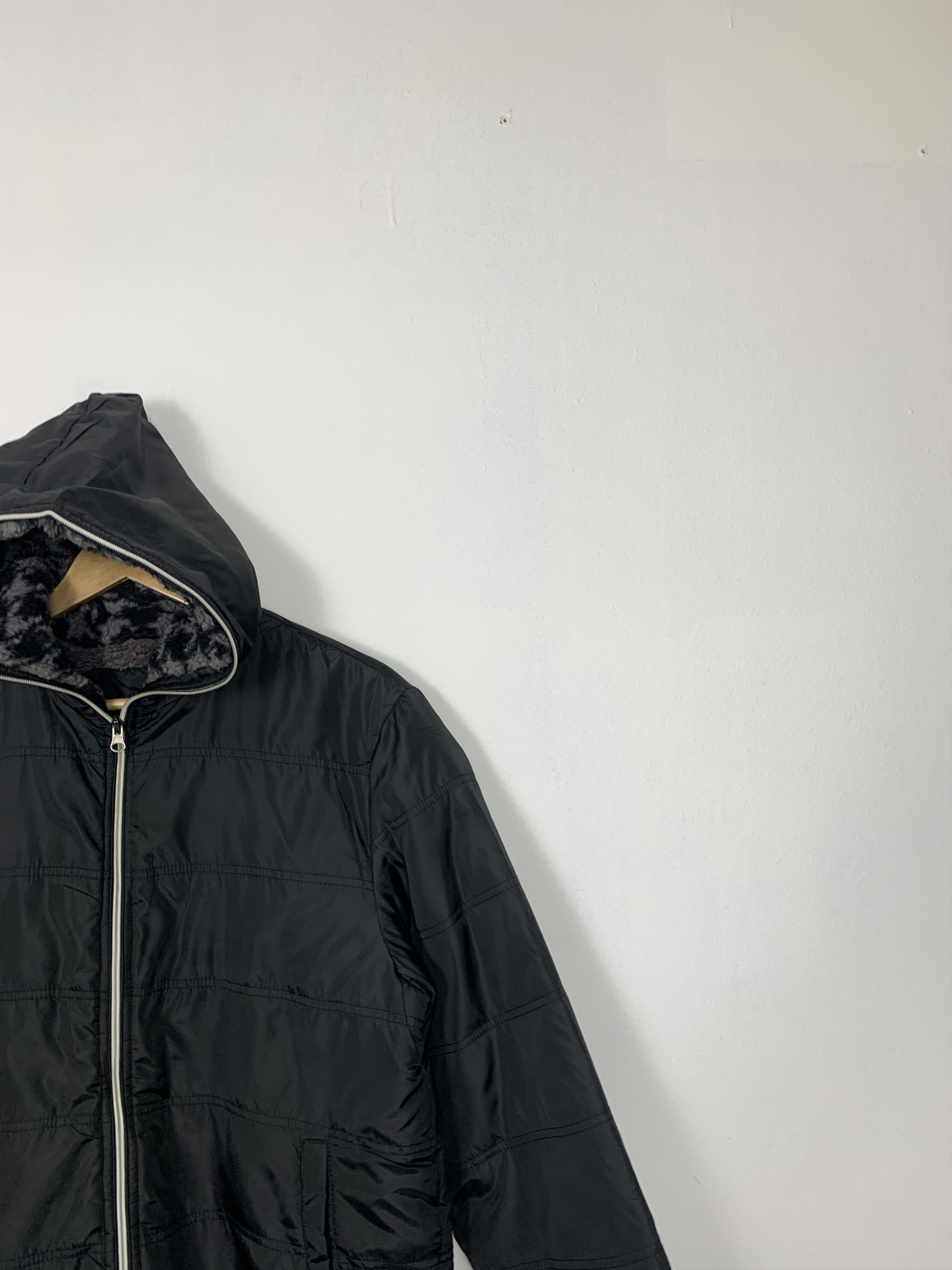 Japanese Brand Vintage AVAIL CONTEMPO Quilted Sherpa Lining Hoodie Jacket Size US M / EU 48-50 / 2 - 4 Thumbnail