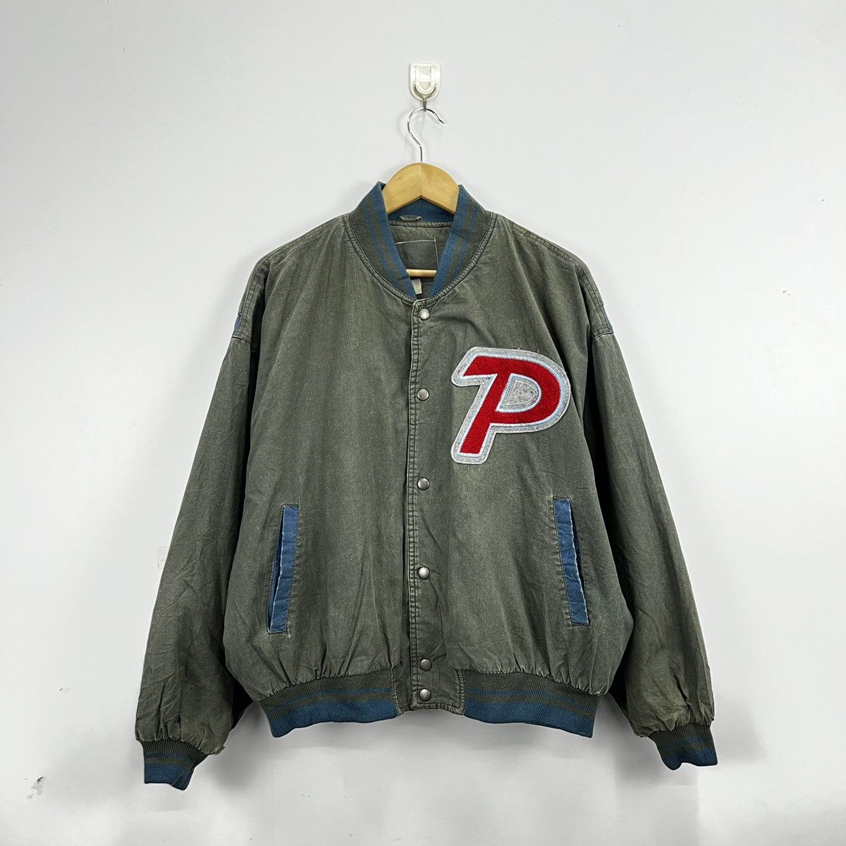 Vintage Vintage 90s All American Mirage Club Varsity Jacket J0001 Size US L / EU 52-54 / 3 - 1 Thumbnail
