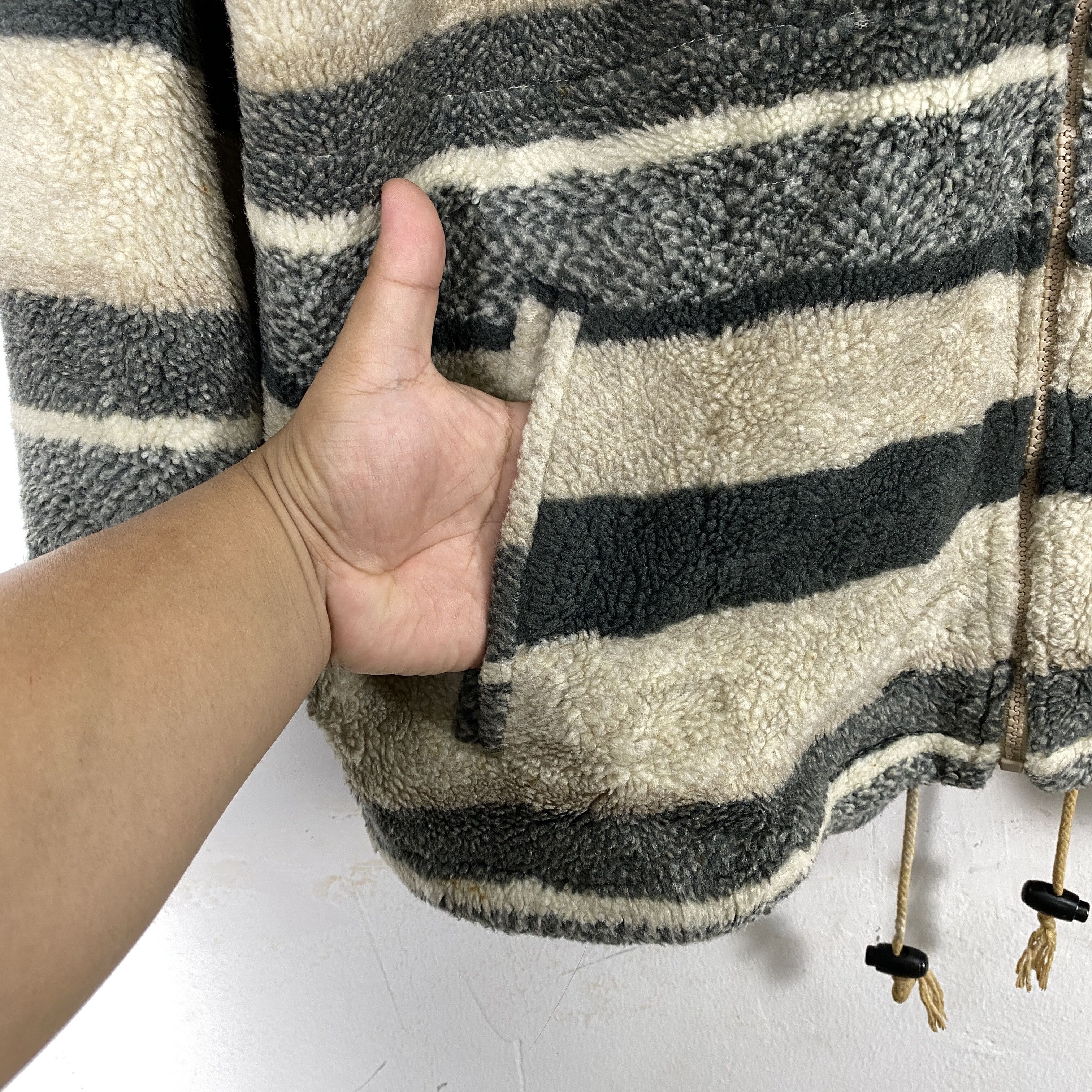 Japanese Brand Vintage Flying Scotsman Fleece Jacket Stripe J0143 Size US L / EU 52-54 / 3 - 2 Thumbnail