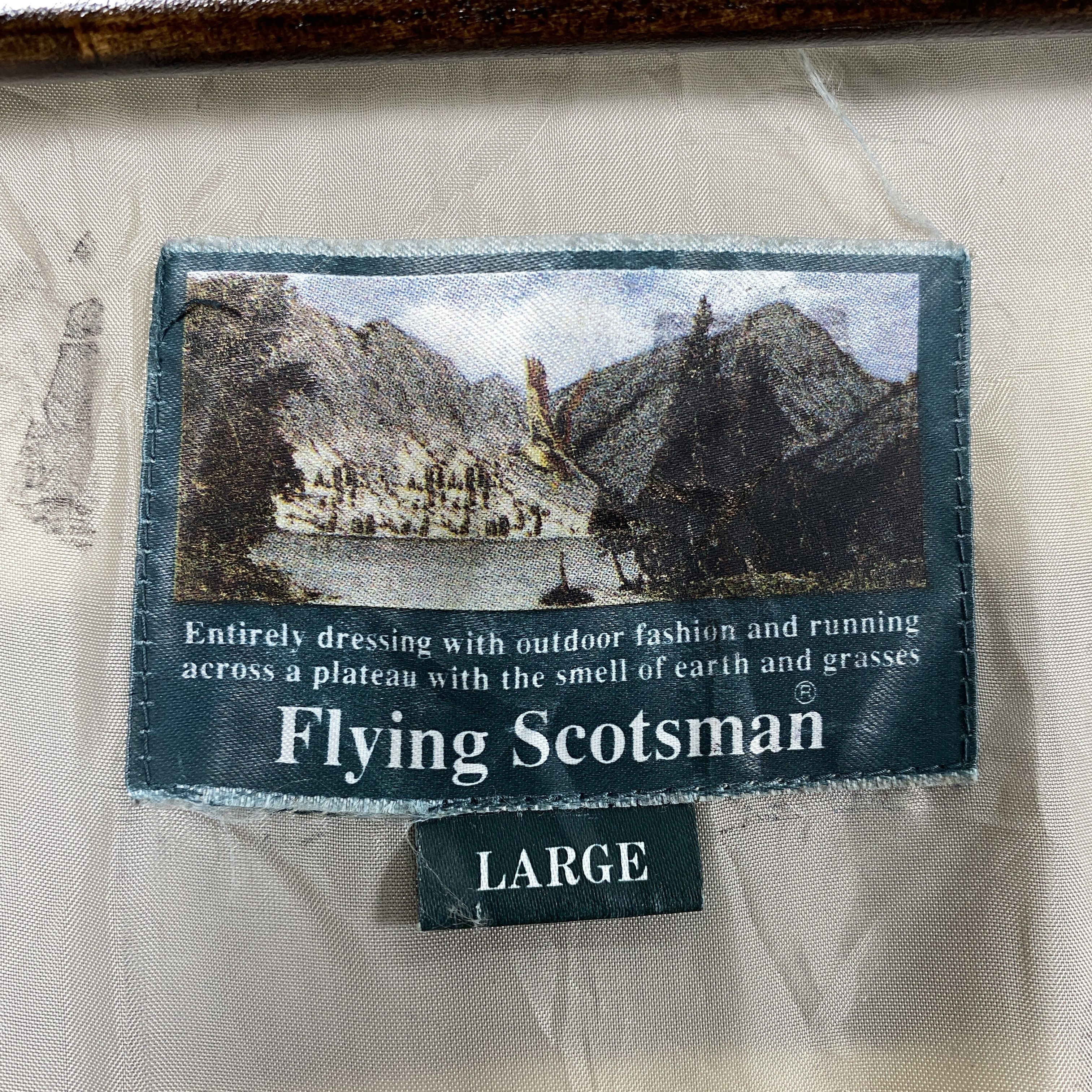 Japanese Brand Vintage Flying Scotsman Fleece Jacket Stripe J0143 Size US L / EU 52-54 / 3 - 10 Thumbnail