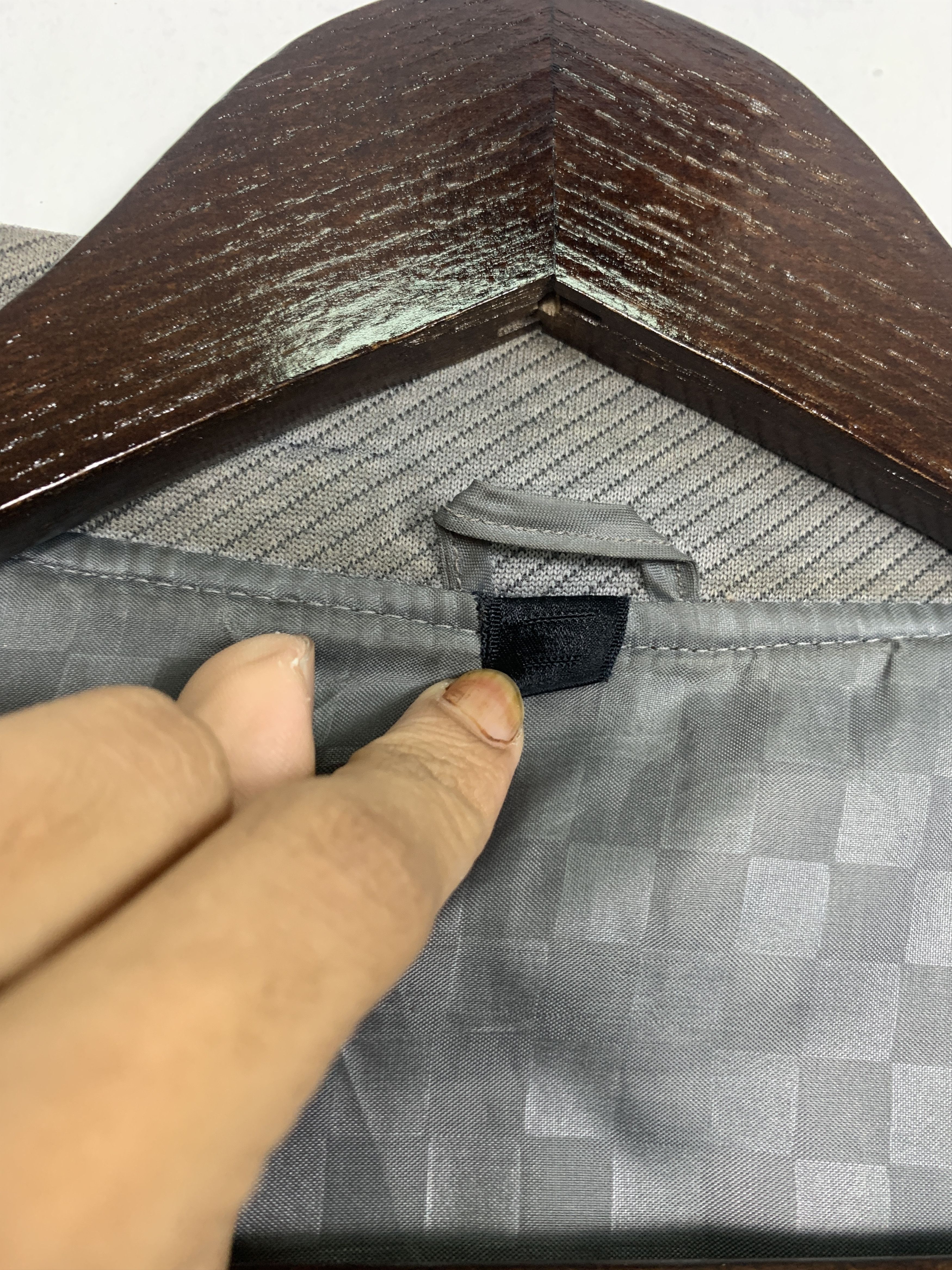 Japanese Brand Vintage Retro Style Checkered Lining Zip Up Jacket J0864 Size US M / EU 48-50 / 2 - 14 Thumbnail