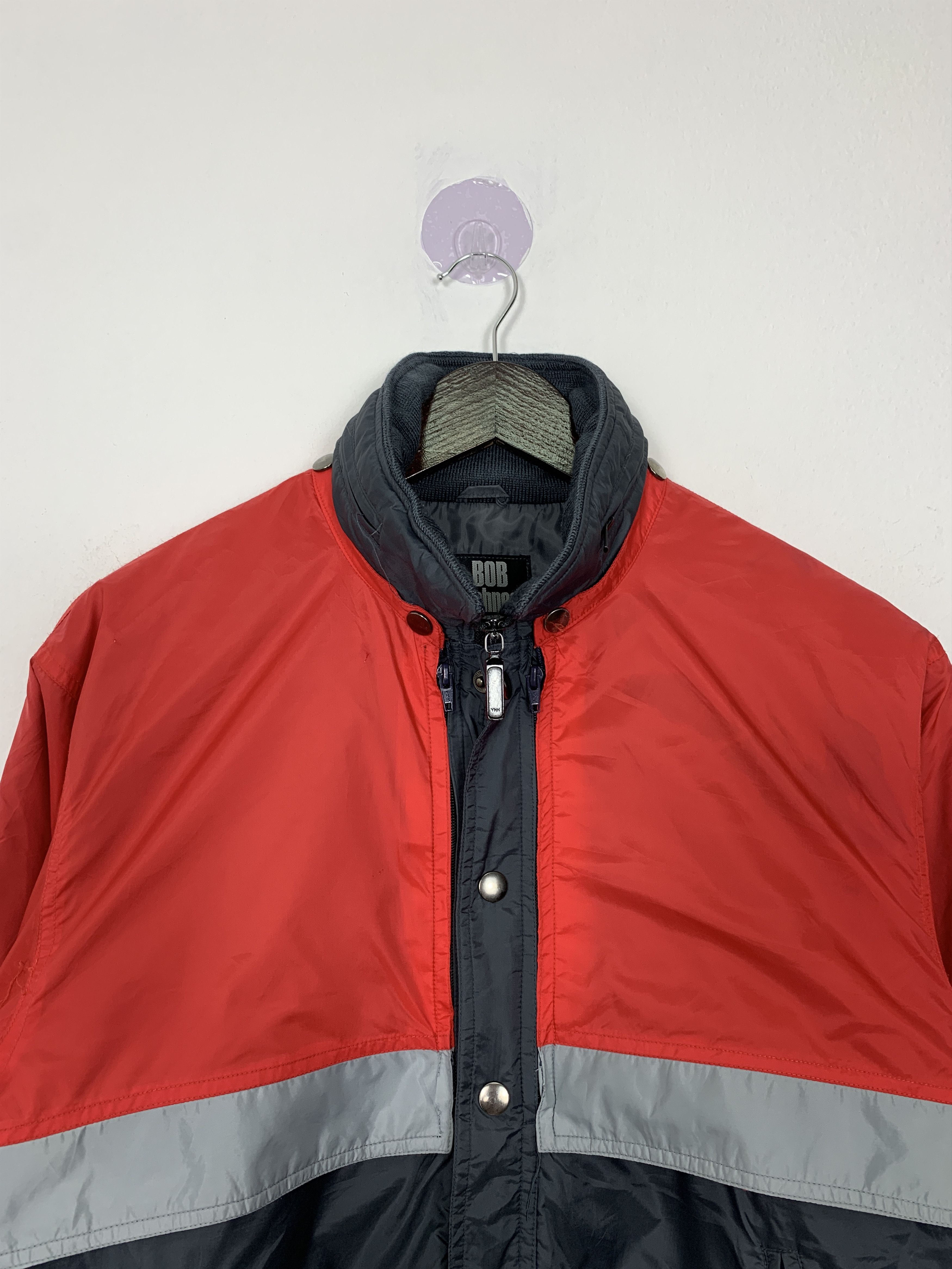 Japanese Brand Vintage BOB JOHNES Sportswear Zip Up Hoodie Jacket J1082 Size US S / EU 44-46 / 1 - 2 Thumbnail