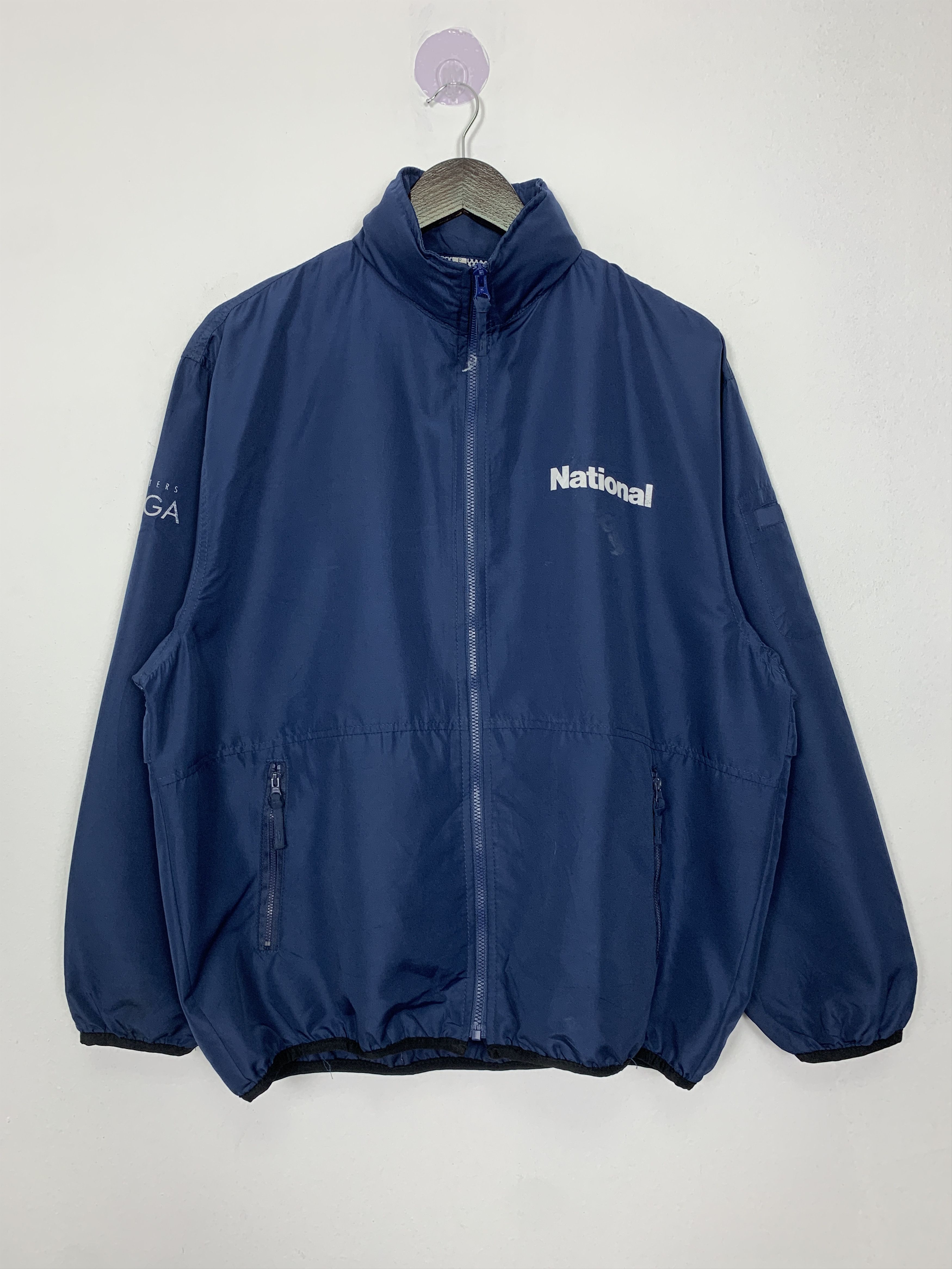 Vintage Vintage 90s NATIONAL Workes Hoodie Zip Up Jacket Size US M / EU 48-50 / 2 - 1 Thumbnail