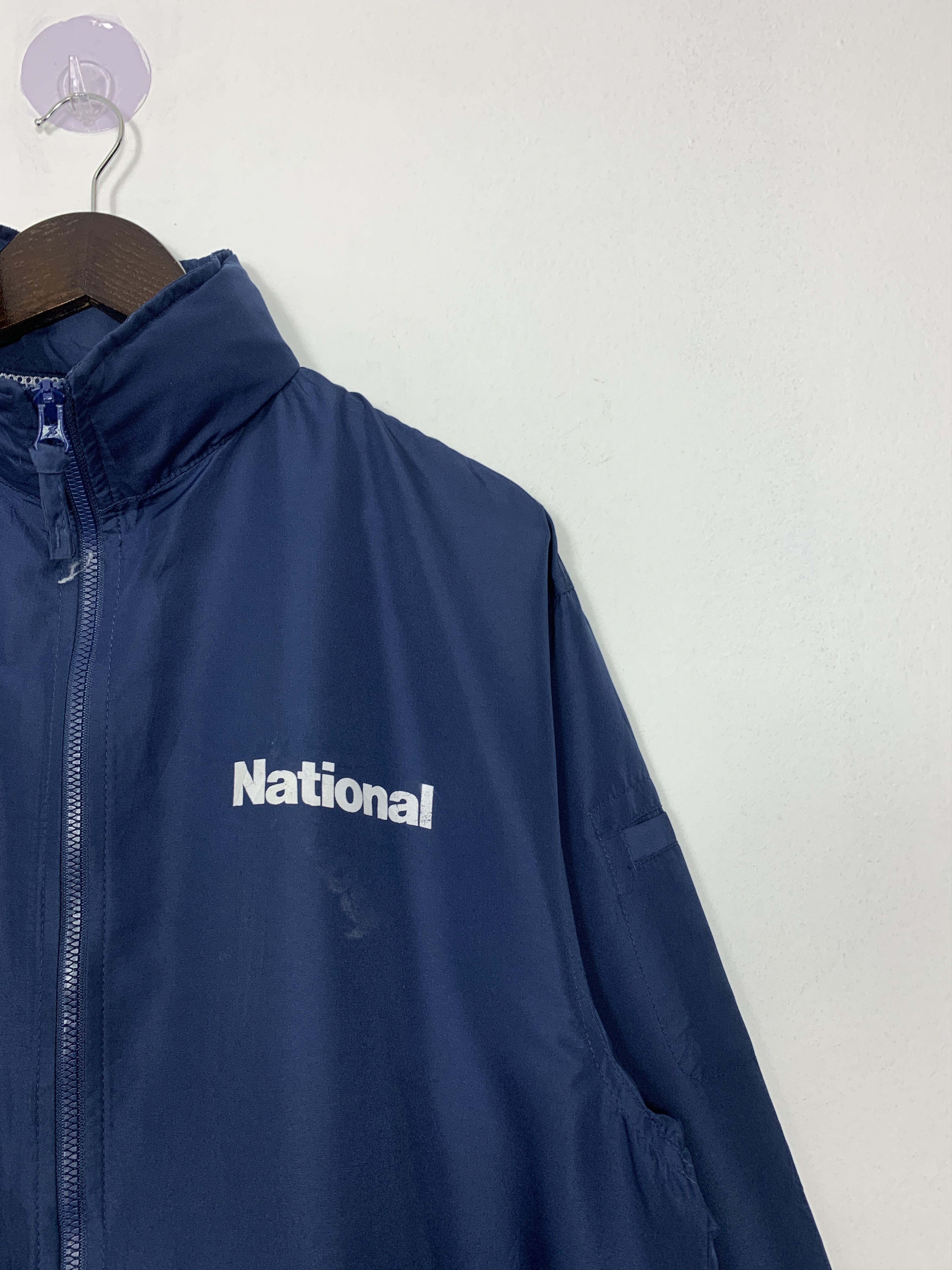 Vintage Vintage 90s NATIONAL Workes Hoodie Zip Up Jacket Size US M / EU 48-50 / 2 - 4 Thumbnail