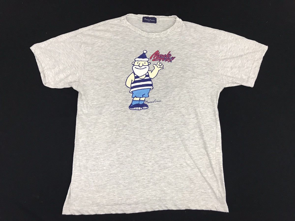 Club Monaco Vintage Monaco Crews Big Cartoon Nice Design Size L / US 10 / IT 46 - 1 Thumbnail