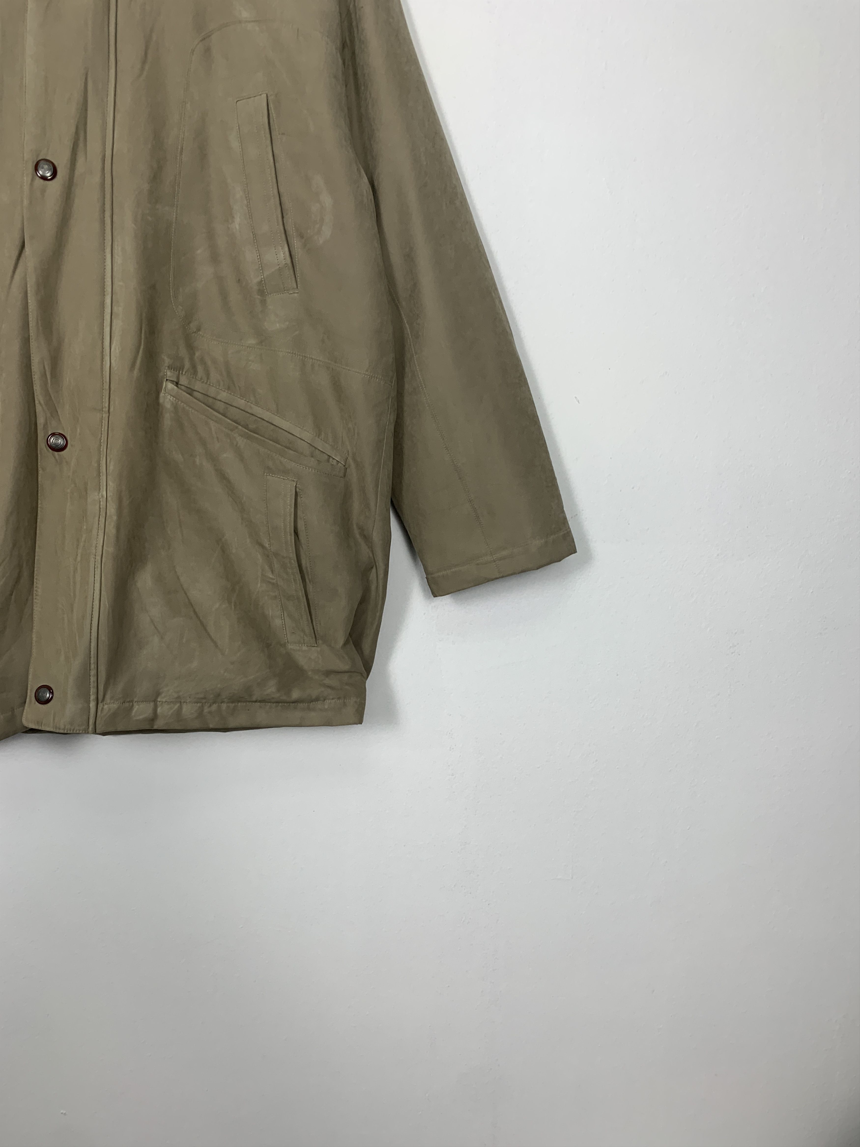 Japanese Brand Vintage GERSHAM Checkered Lining Long Jacket J1006 Size US M / EU 48-50 / 2 - 5 Thumbnail