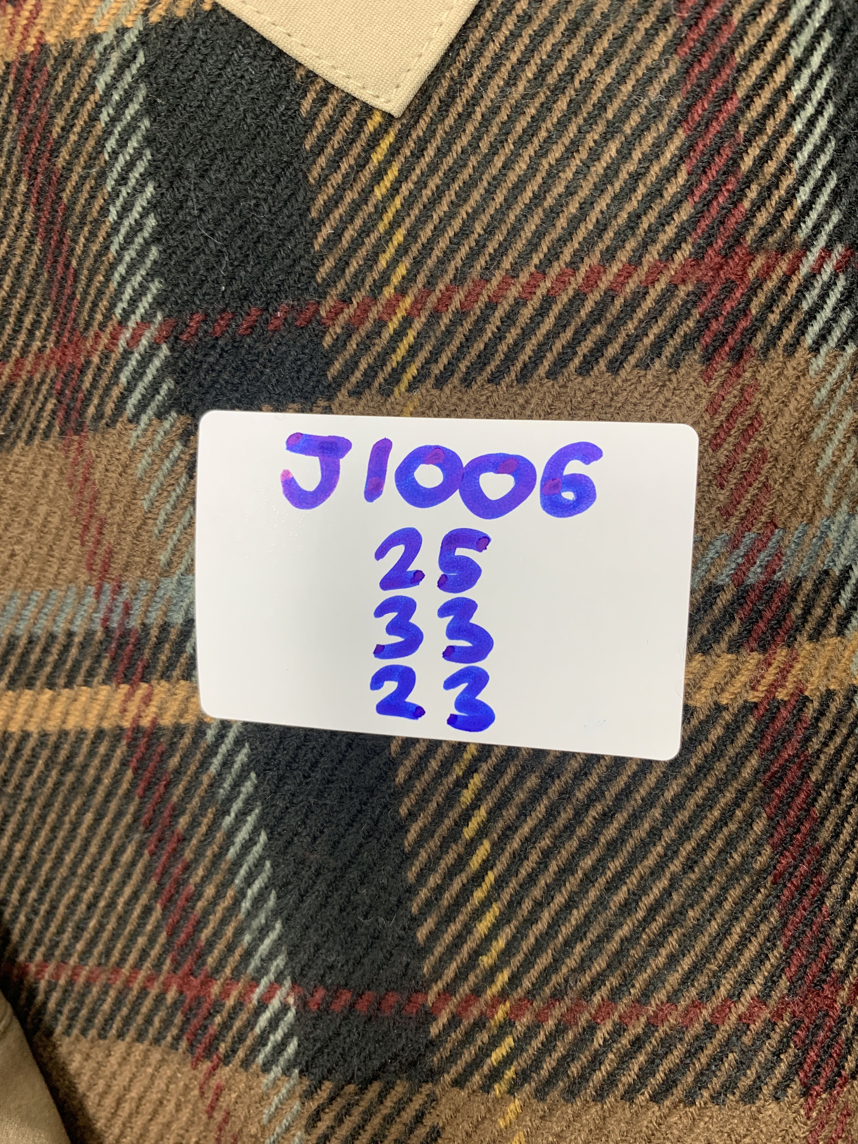 Japanese Brand Vintage GERSHAM Checkered Lining Long Jacket J1006 Size US M / EU 48-50 / 2 - 11 Thumbnail