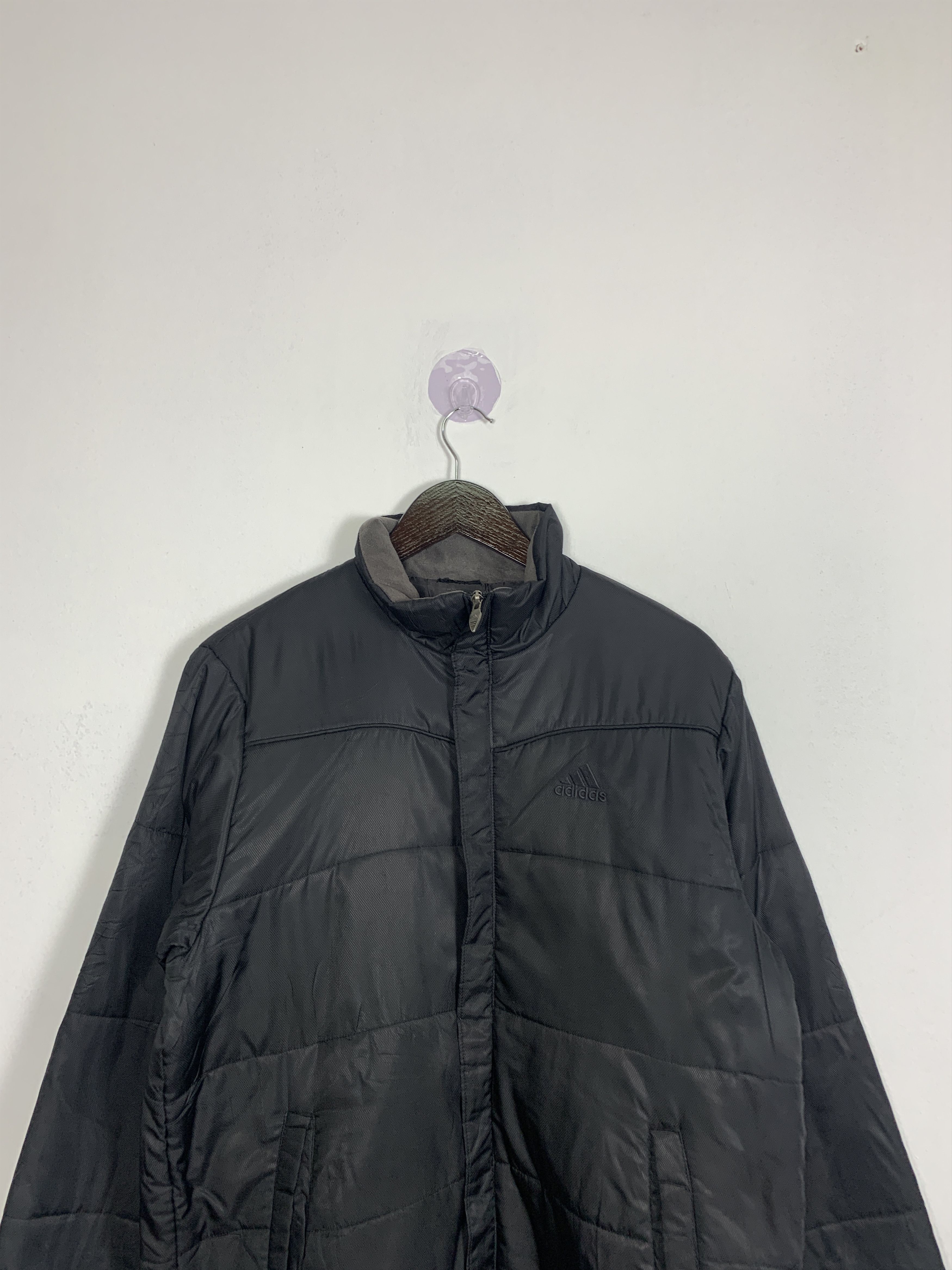 Adidas Vintage Adidas Puffer Zip Up Jacket J0867 Size US S / EU 44-46 / 1 - 9 Thumbnail