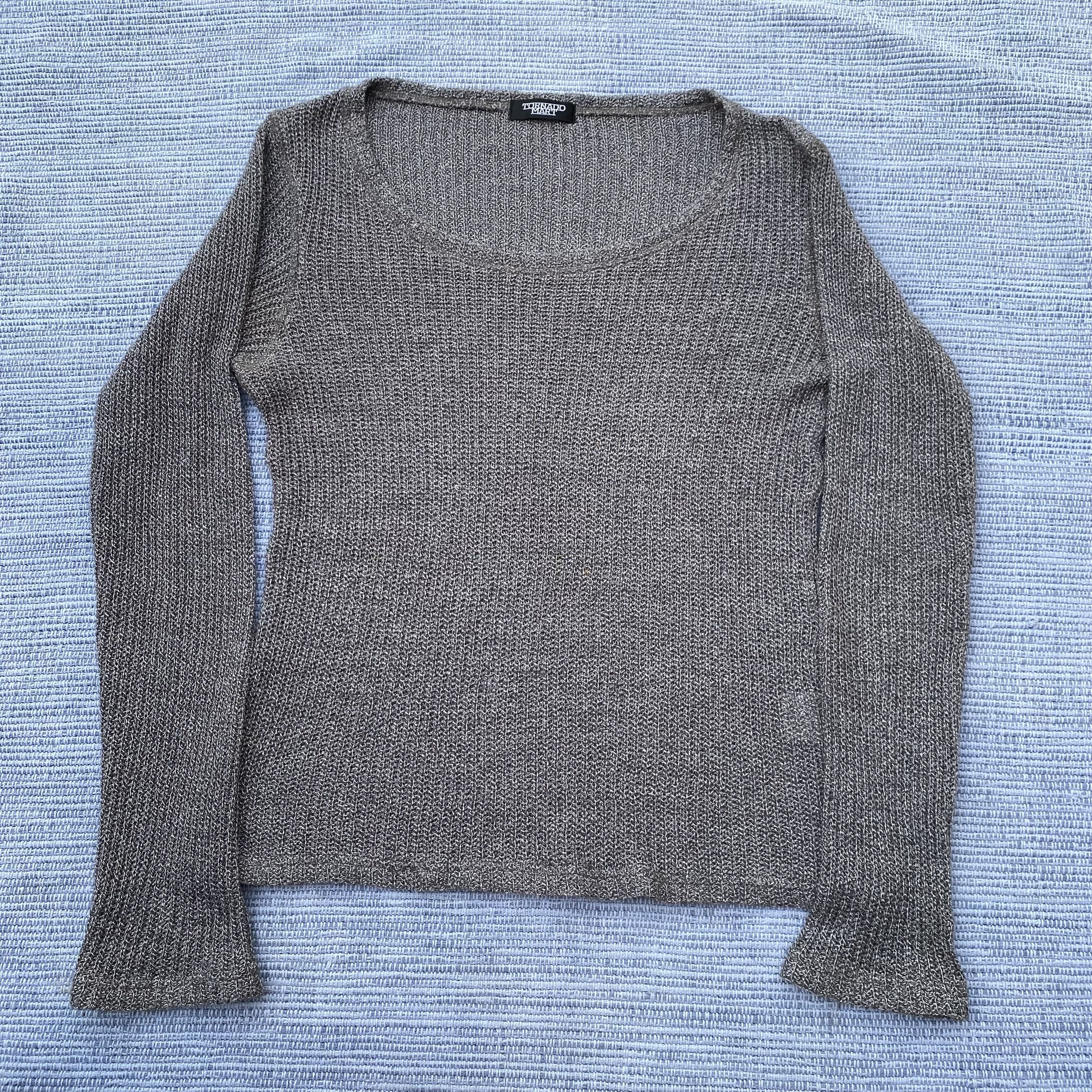 Tornado Mart grey long sleeve knitted Size US M / EU 48-50 / 2 - 2 Thumbnail