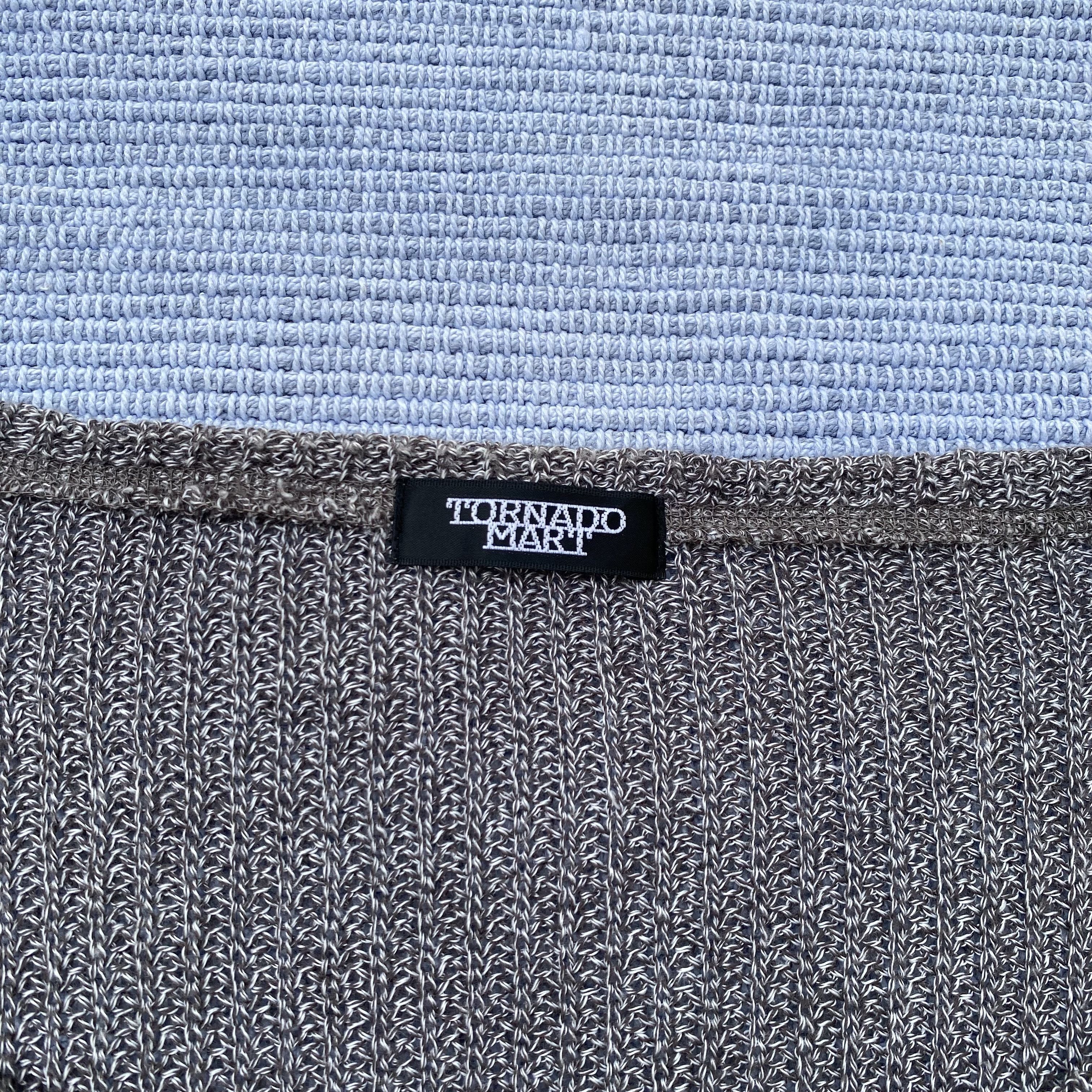 Tornado Mart grey long sleeve knitted Size US M / EU 48-50 / 2 - 3 Thumbnail