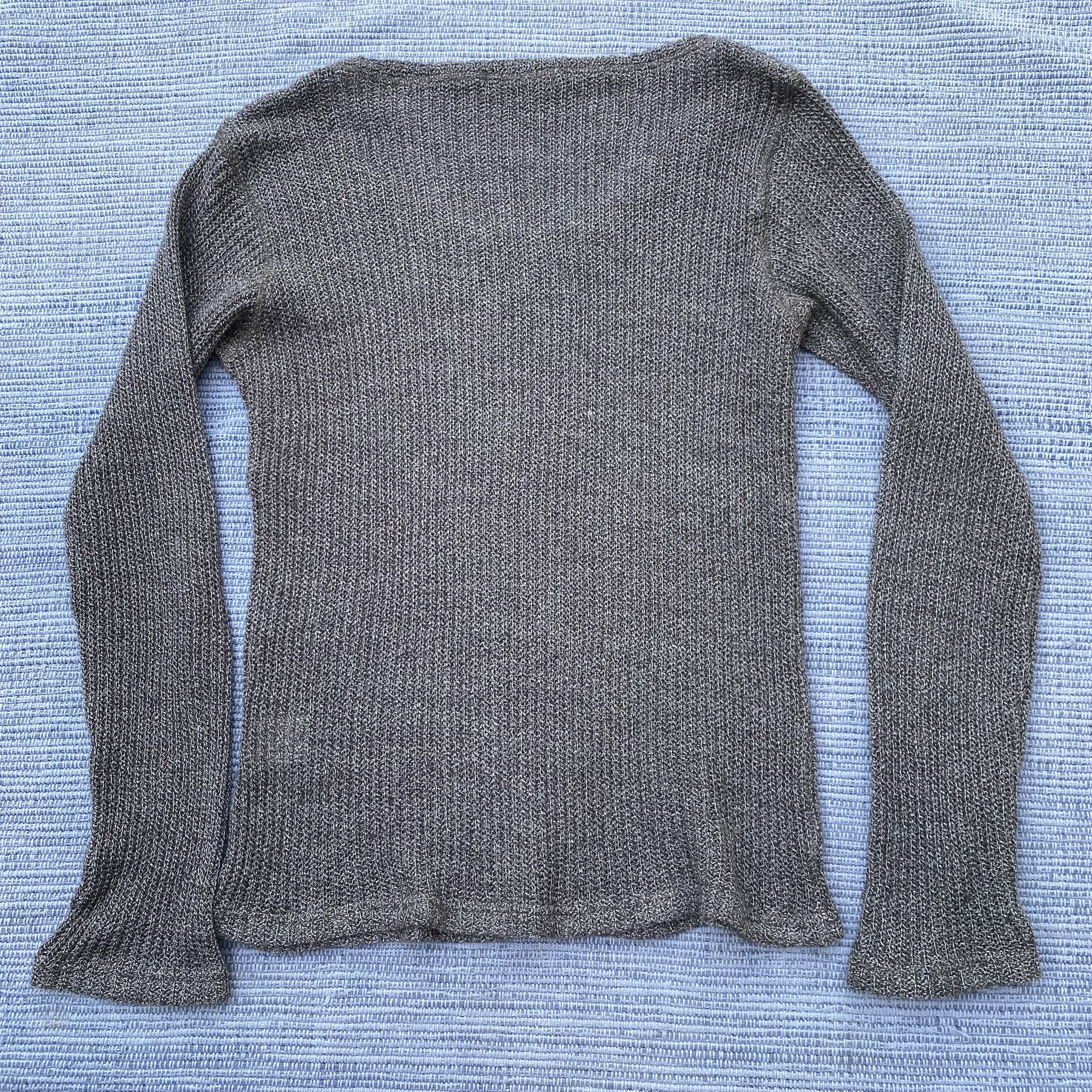Tornado Mart grey long sleeve knitted Size US M / EU 48-50 / 2 - 5 Thumbnail