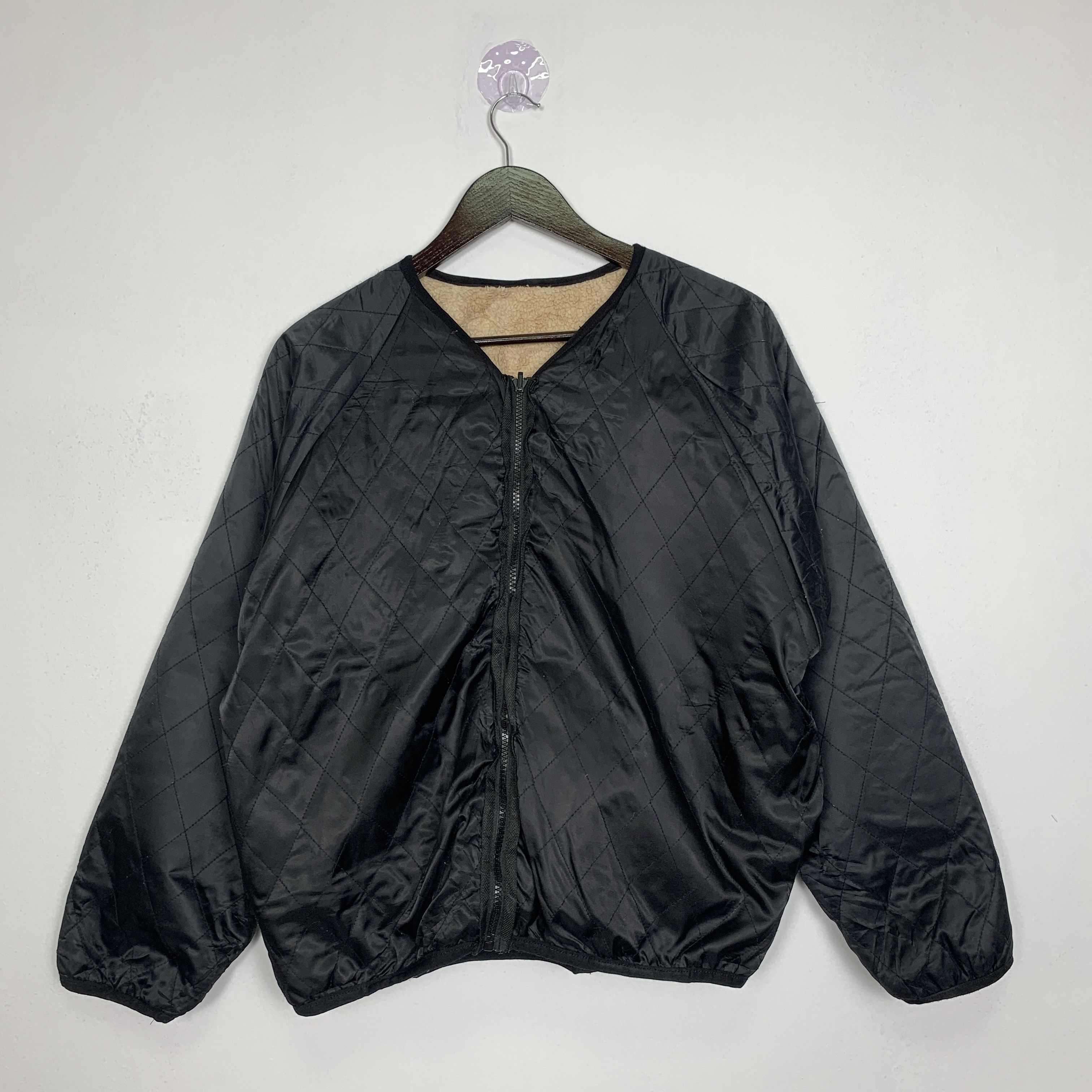 Japanese Brand × Vintage Vintage JAPANESE BRAND Reversible Fleece/Quilted Jacket Size M / US 6-8 / IT 42-44 - 1 Thumbnail