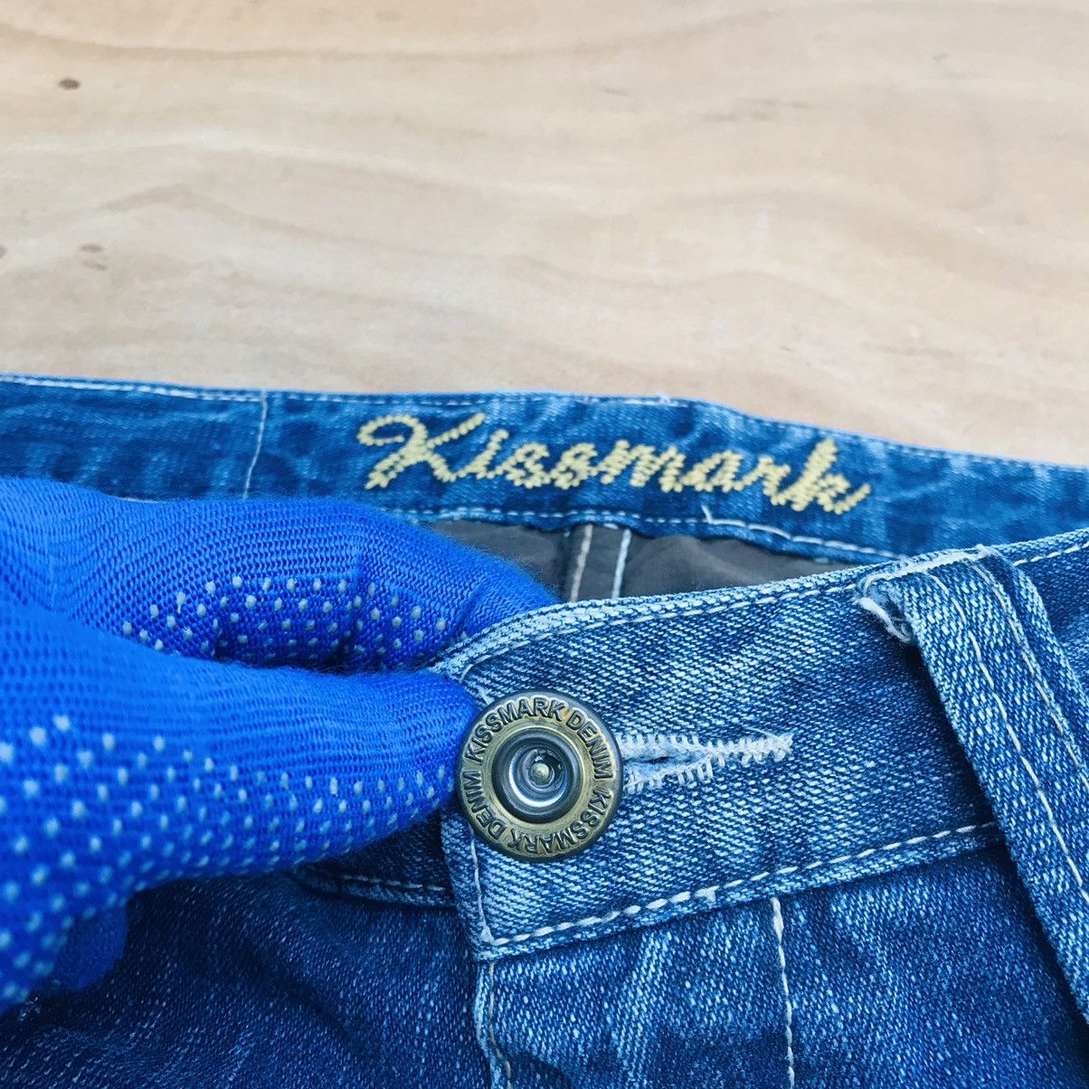 Japanese Brand Kissmark Kapital style distressed denim deconstructed pocket Size US 29 - 9 Thumbnail