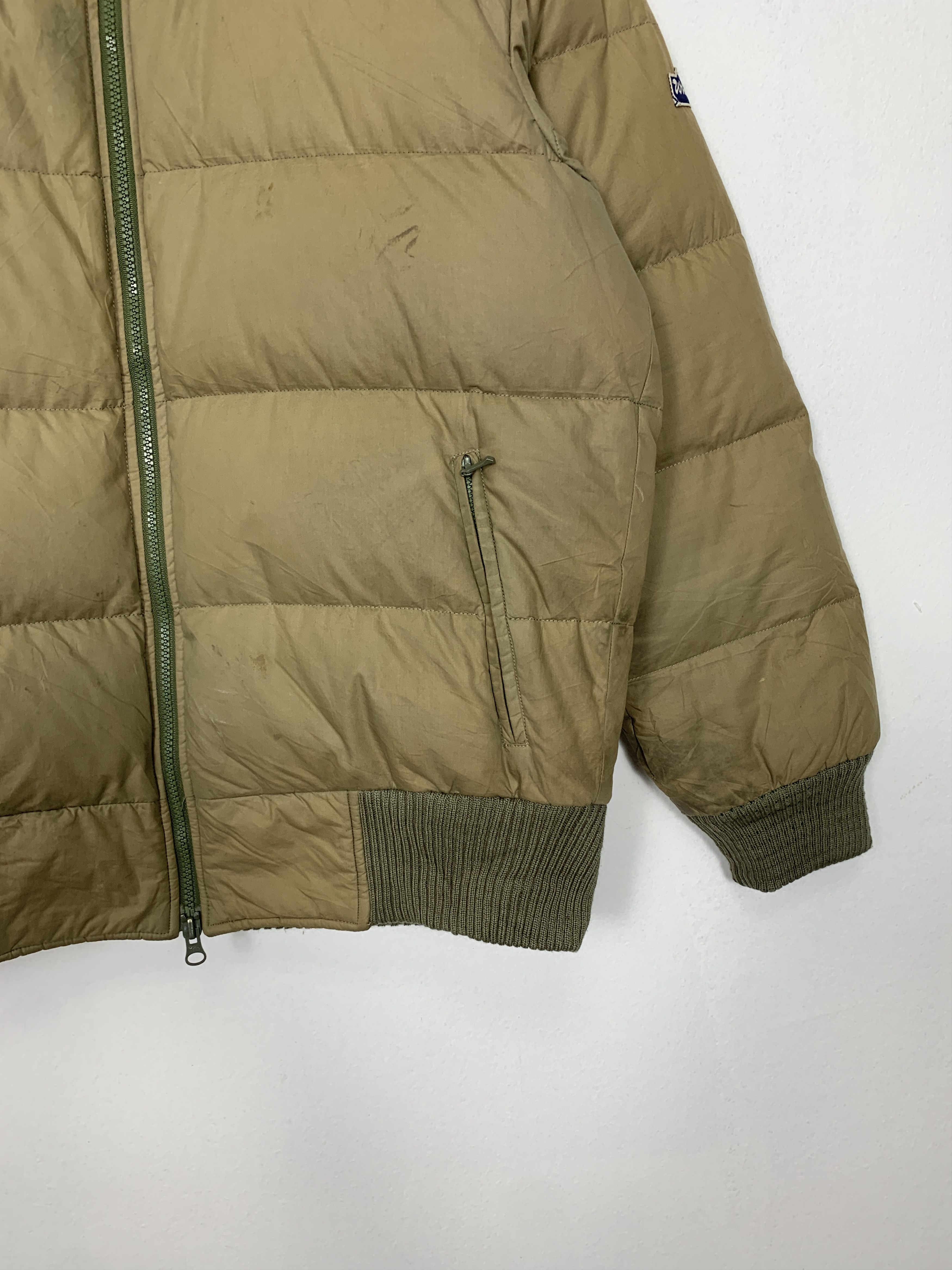 Japanese Brand Vintage WHITE GOOSE Sunfaded Puffer Zip Up Jacket J1060 Size US M / EU 48-50 / 2 - 5 Thumbnail