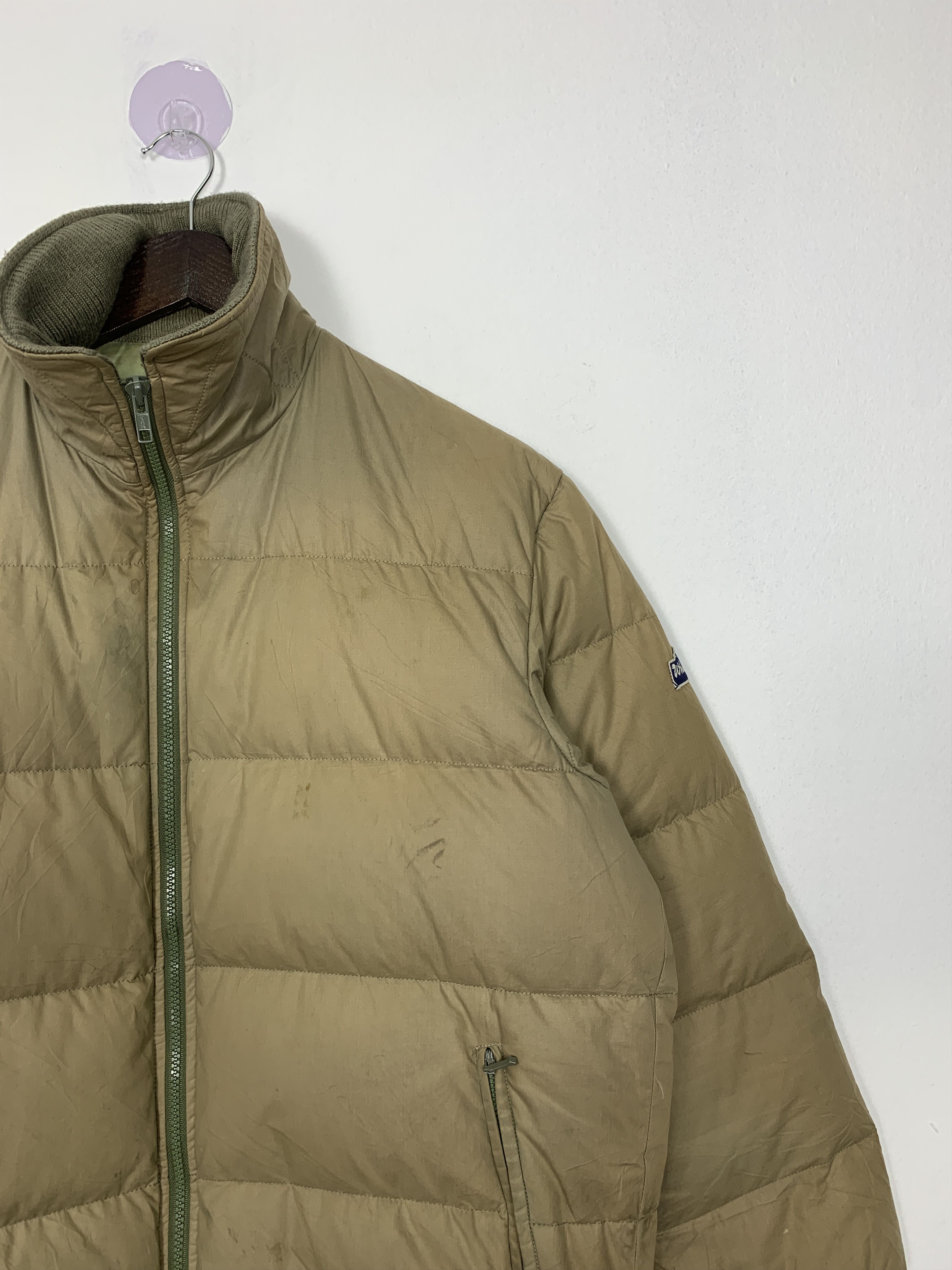 Japanese Brand Vintage WHITE GOOSE Sunfaded Puffer Zip Up Jacket J1060 Size US M / EU 48-50 / 2 - 4 Thumbnail