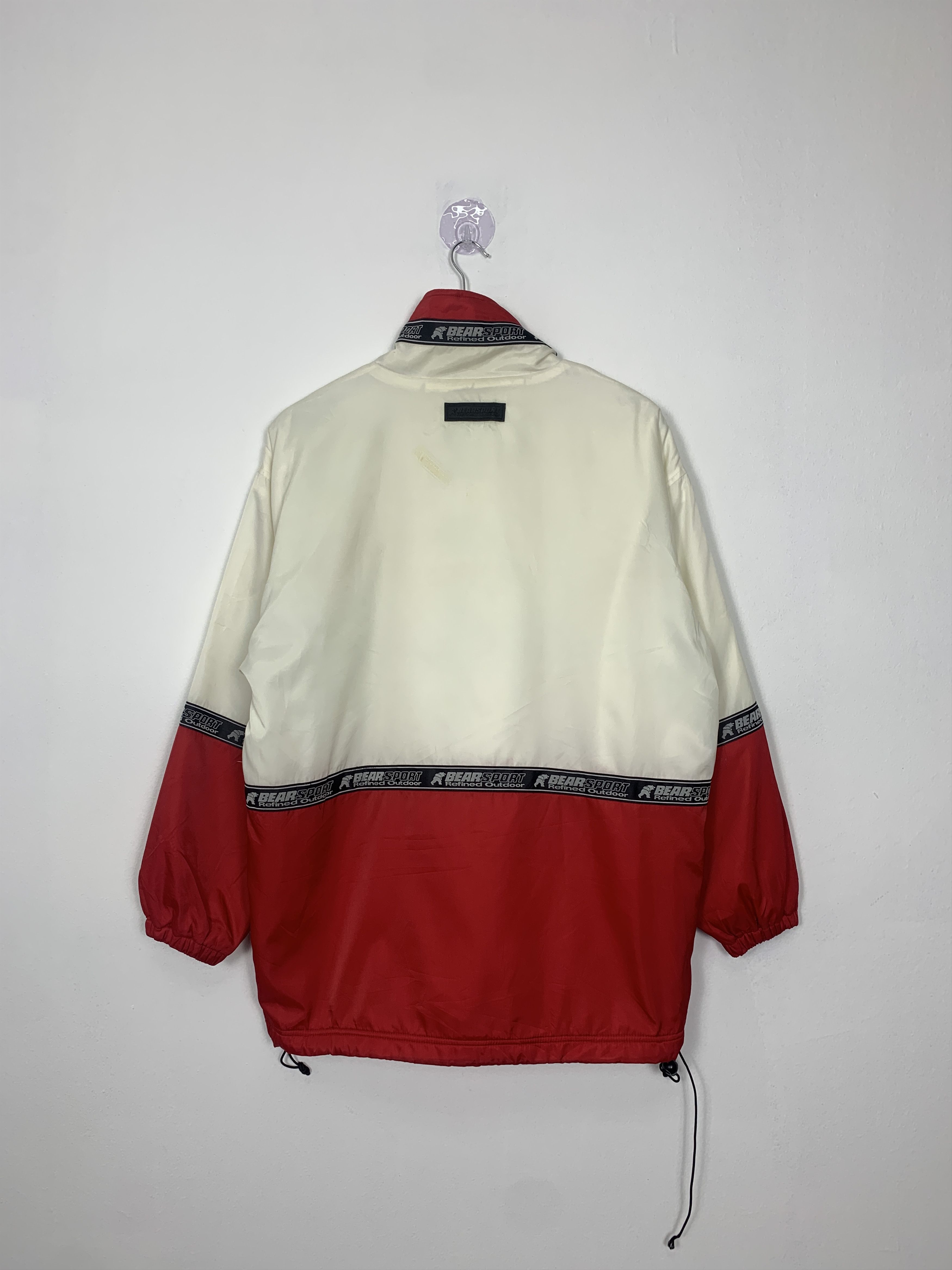 Vintage BEAR SPORT Tape Fleece Lining Jacket J0950