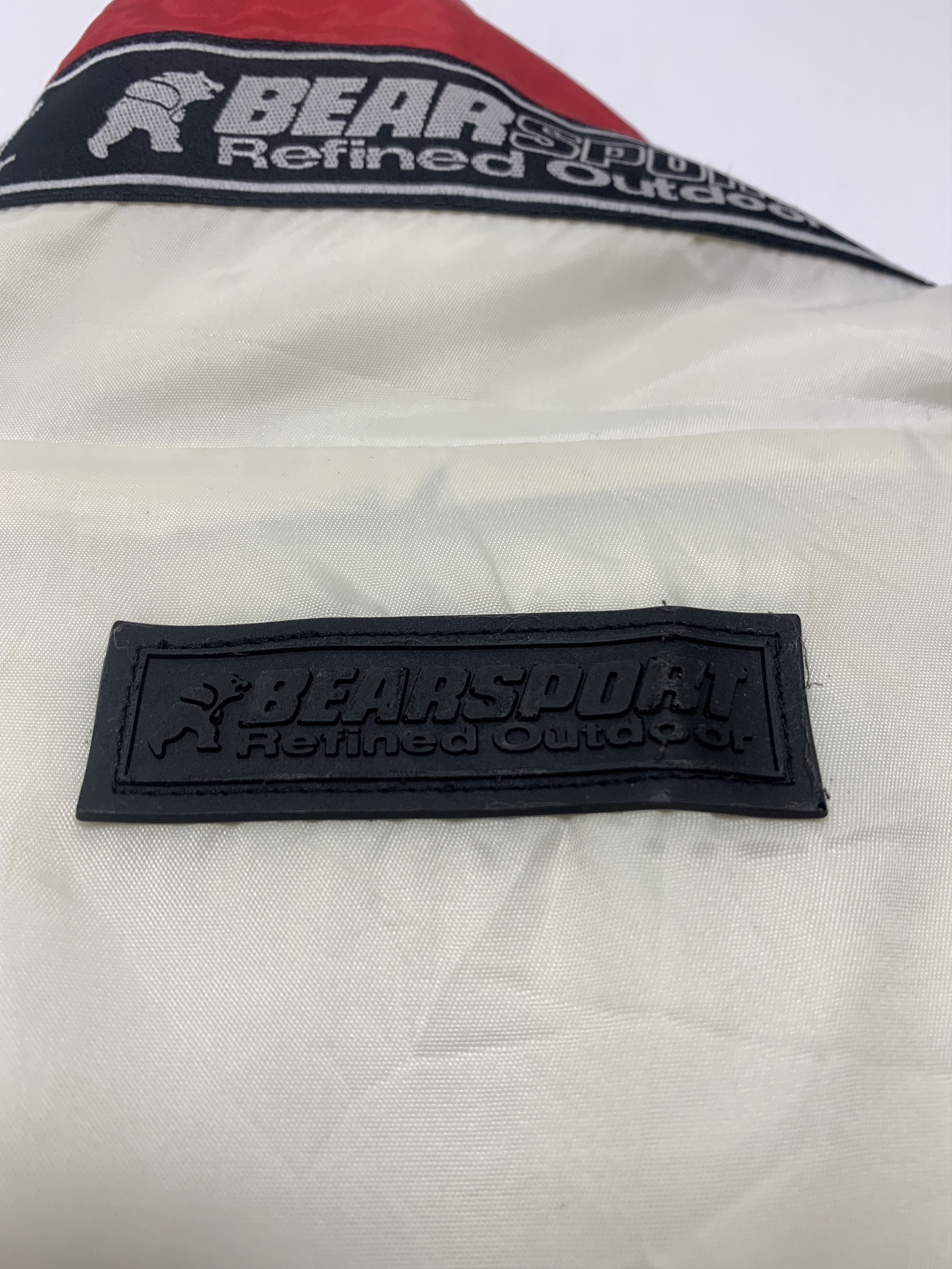 Vintage BEAR SPORT Tape Fleece Lining Jacket J0950
