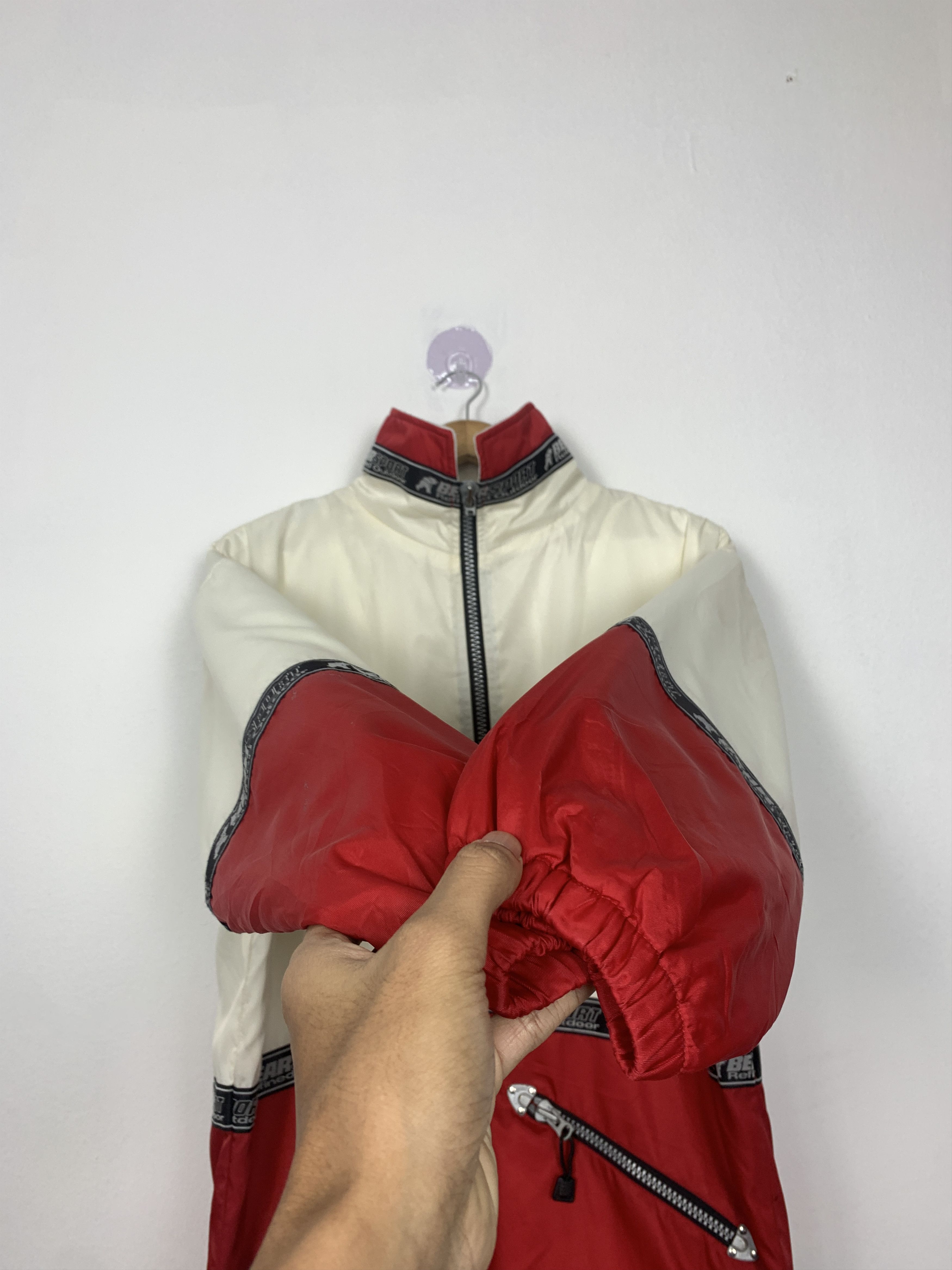 Vintage BEAR SPORT Tape Fleece Lining Jacket J0950