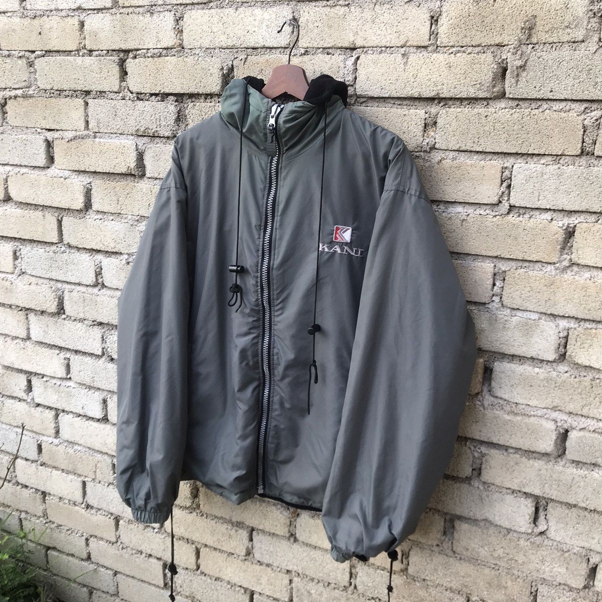 Karl Kani × Vintage Vintage Karl Kani reversible jacket baggy hiphop grungy Size US L / EU 52-54 / 3 - 6 Thumbnail