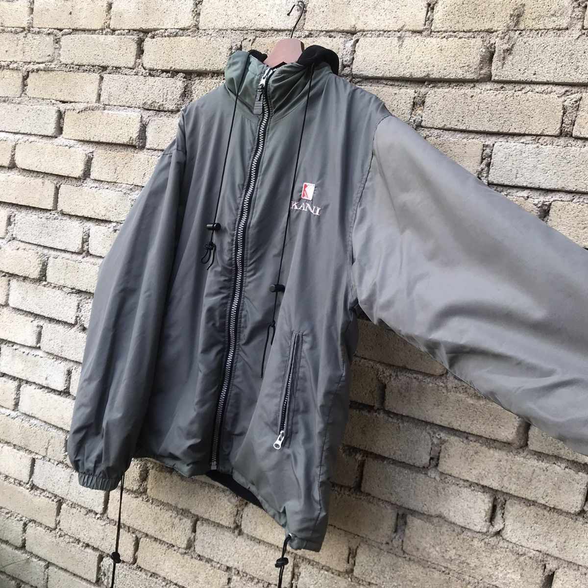 Karl Kani × Vintage Vintage Karl Kani reversible jacket baggy hiphop grungy Size US L / EU 52-54 / 3 - 7 Thumbnail