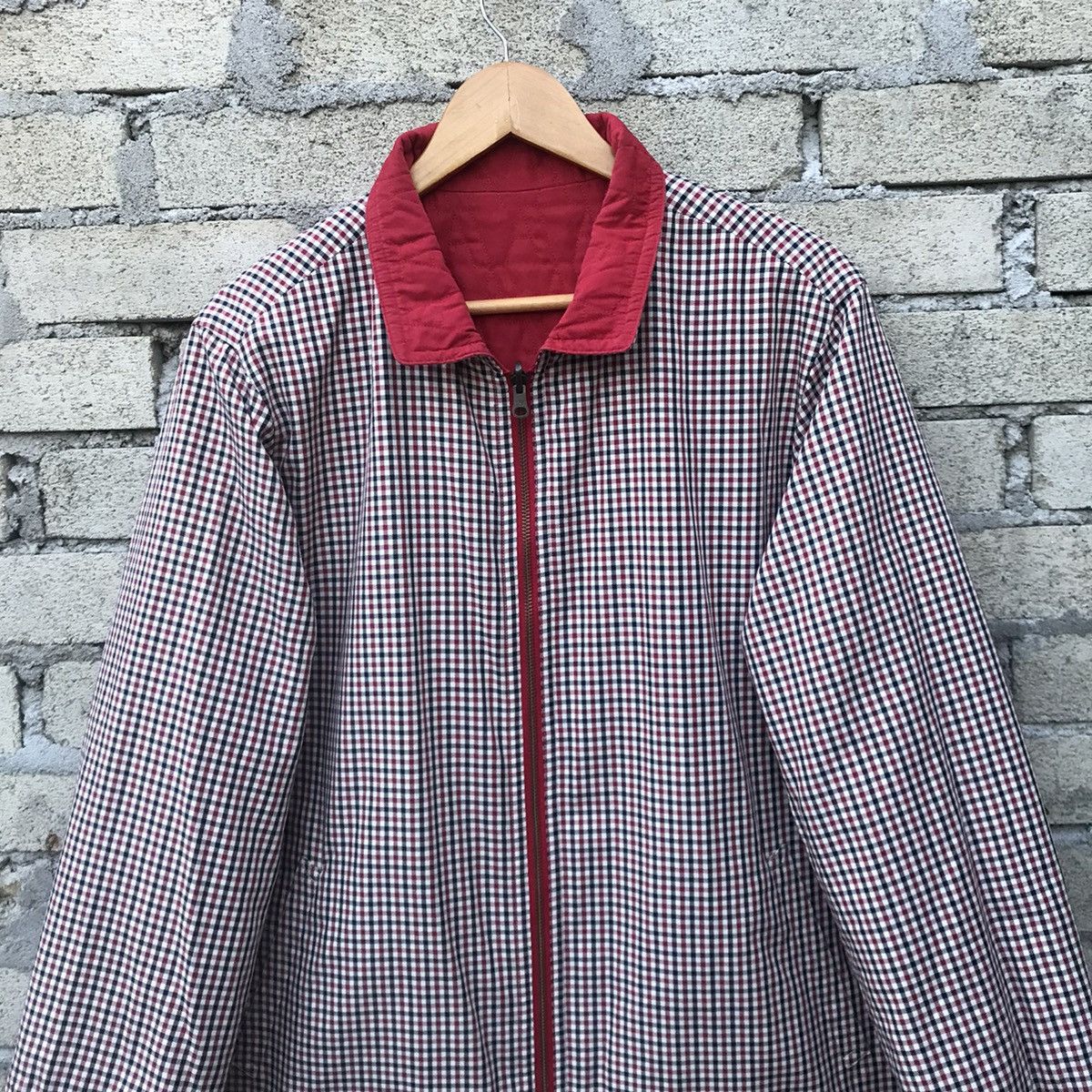 Aquascutum × Vintage REVERSIBLE RARE VINTAGE AQUASCUTUM JACKET Size US L / EU 52-54 / 3 - 7 Thumbnail